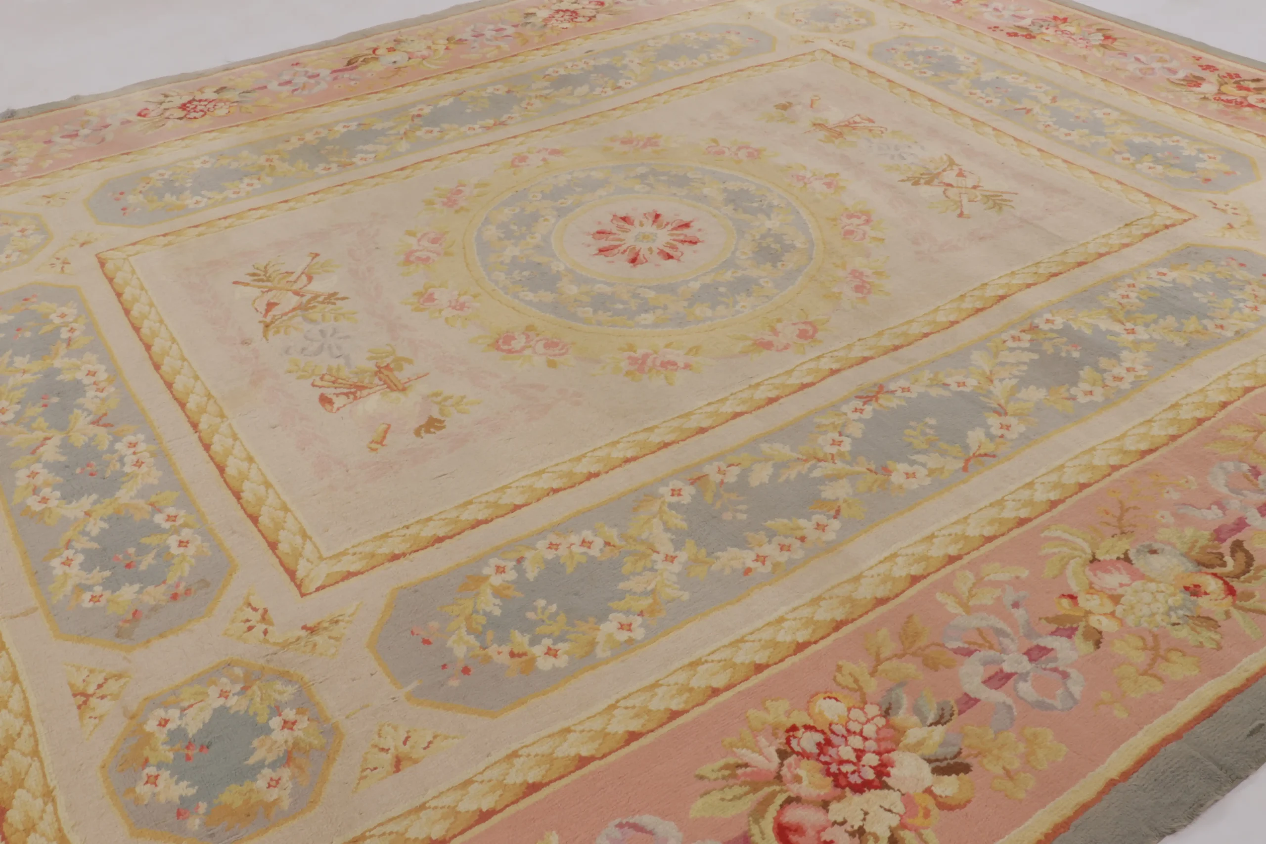 Oversized Antique French Savonnerie Rug