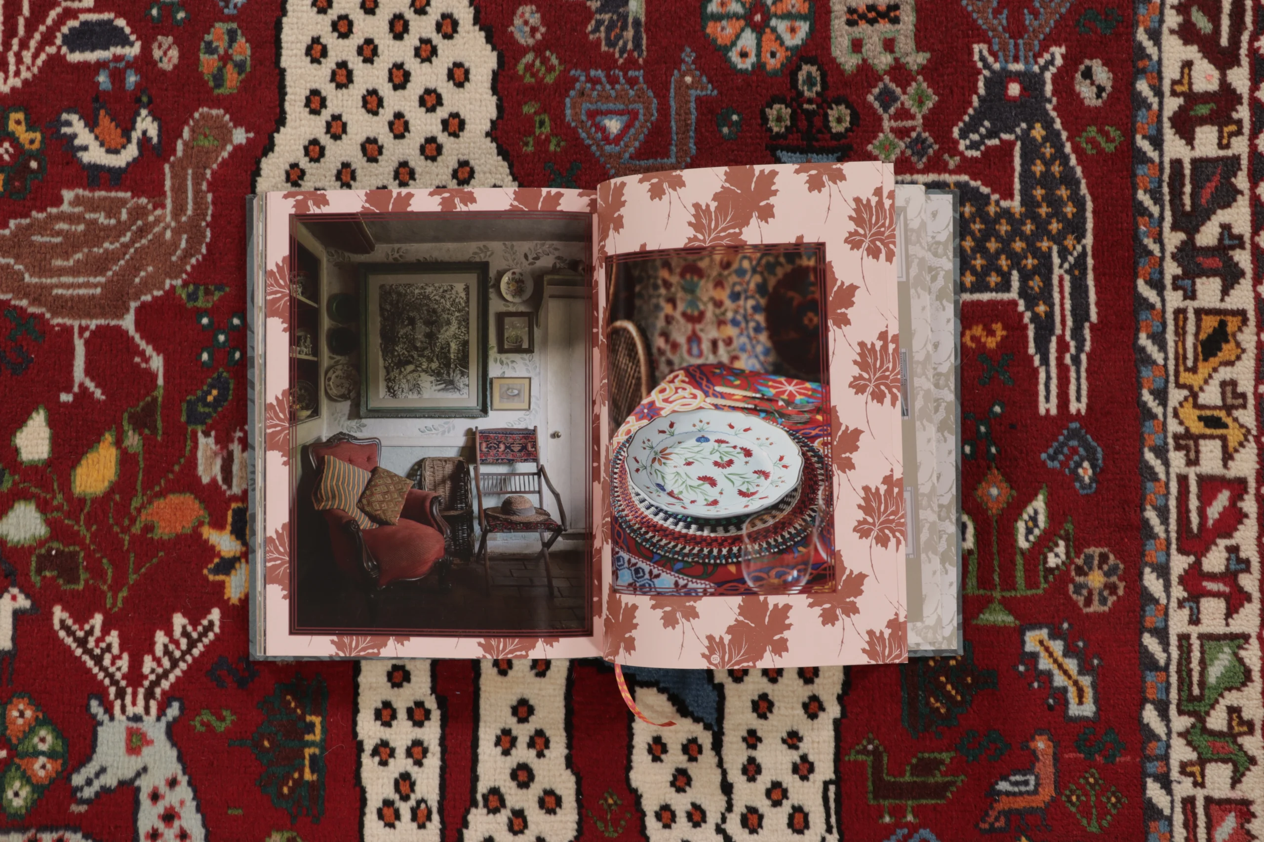 Vintage Persian Gabbeh Pictorial Runner