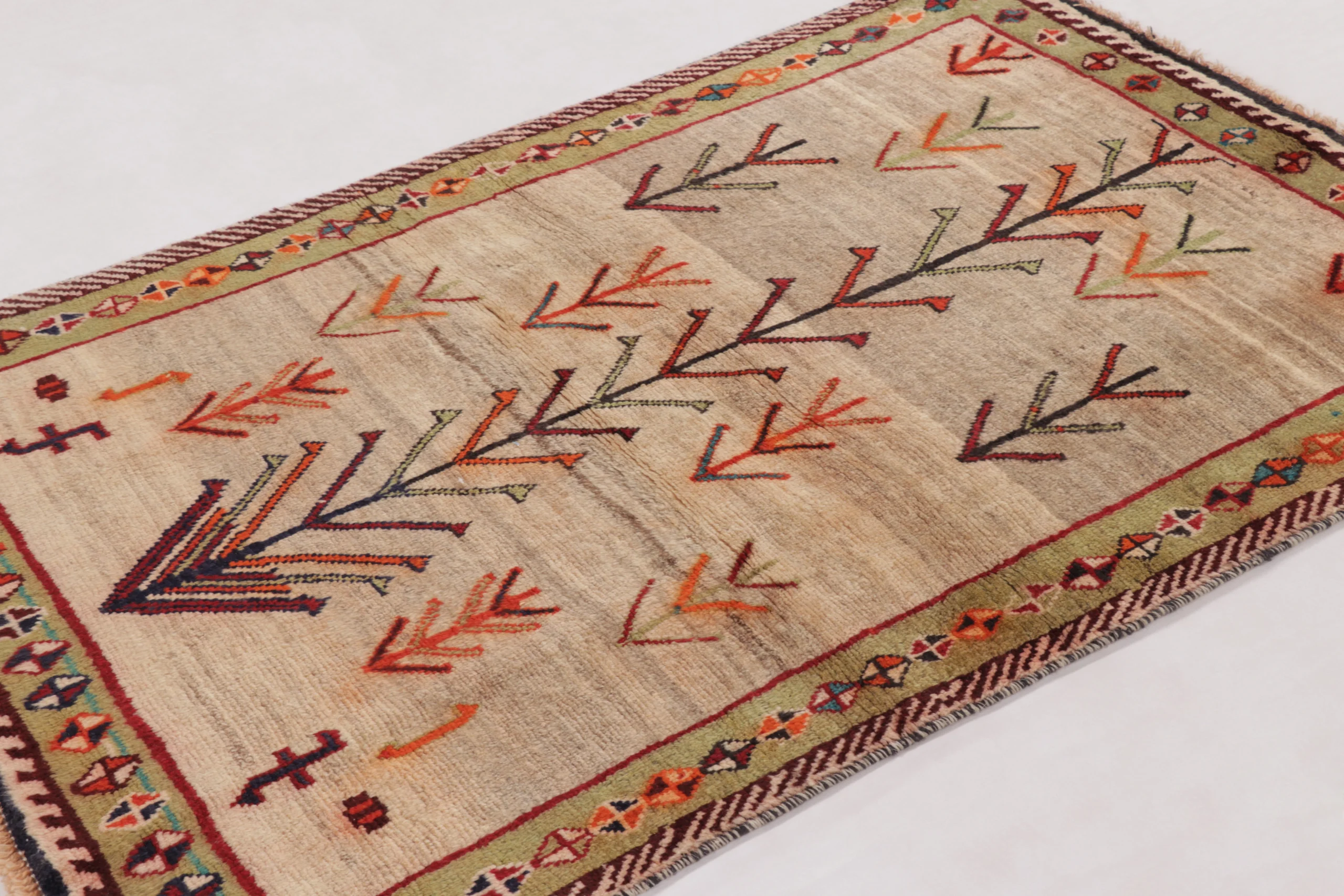 Vintage Persian Gabbeh Rug