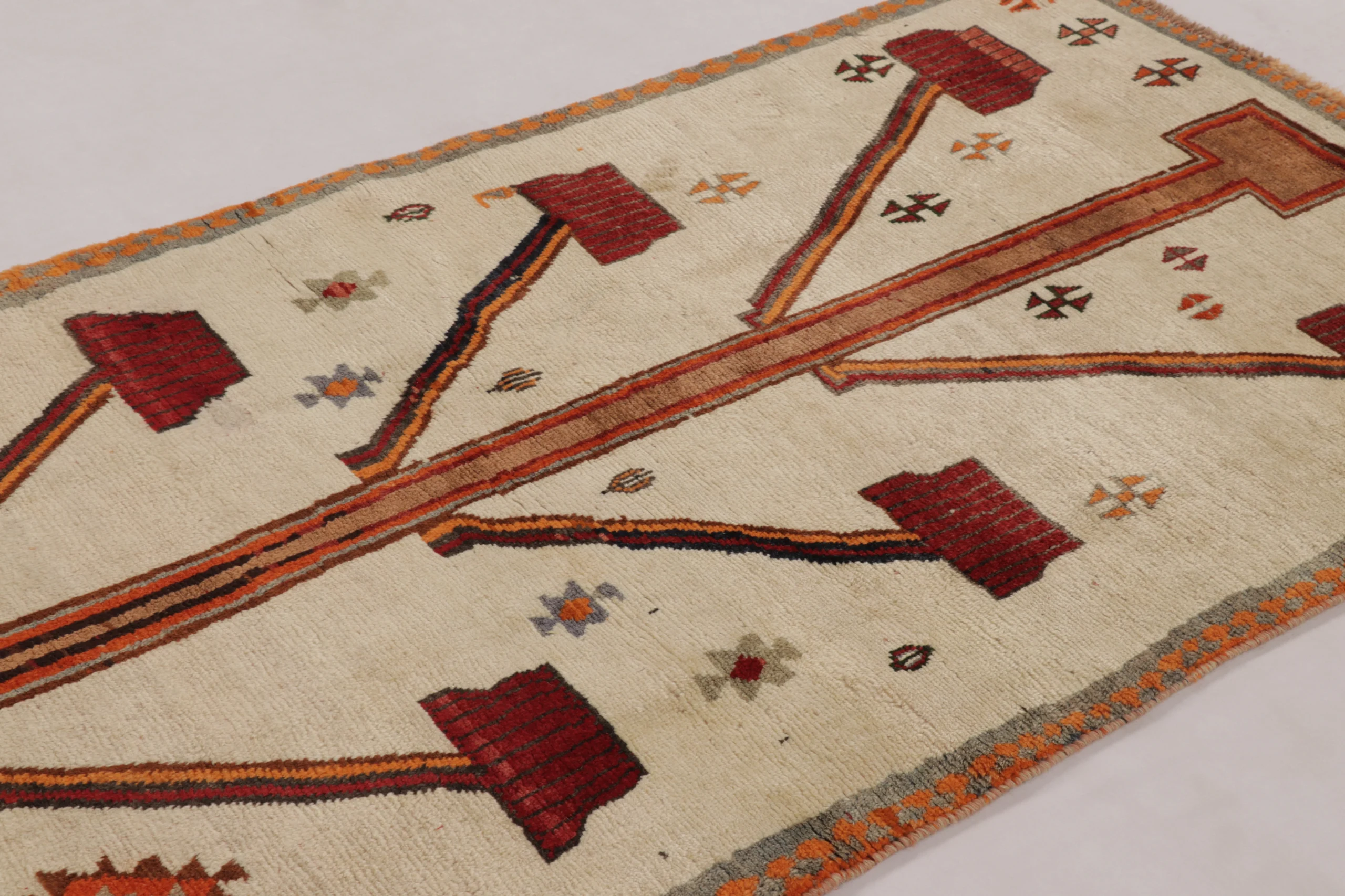 Vintage Persian Gabbeh Rug