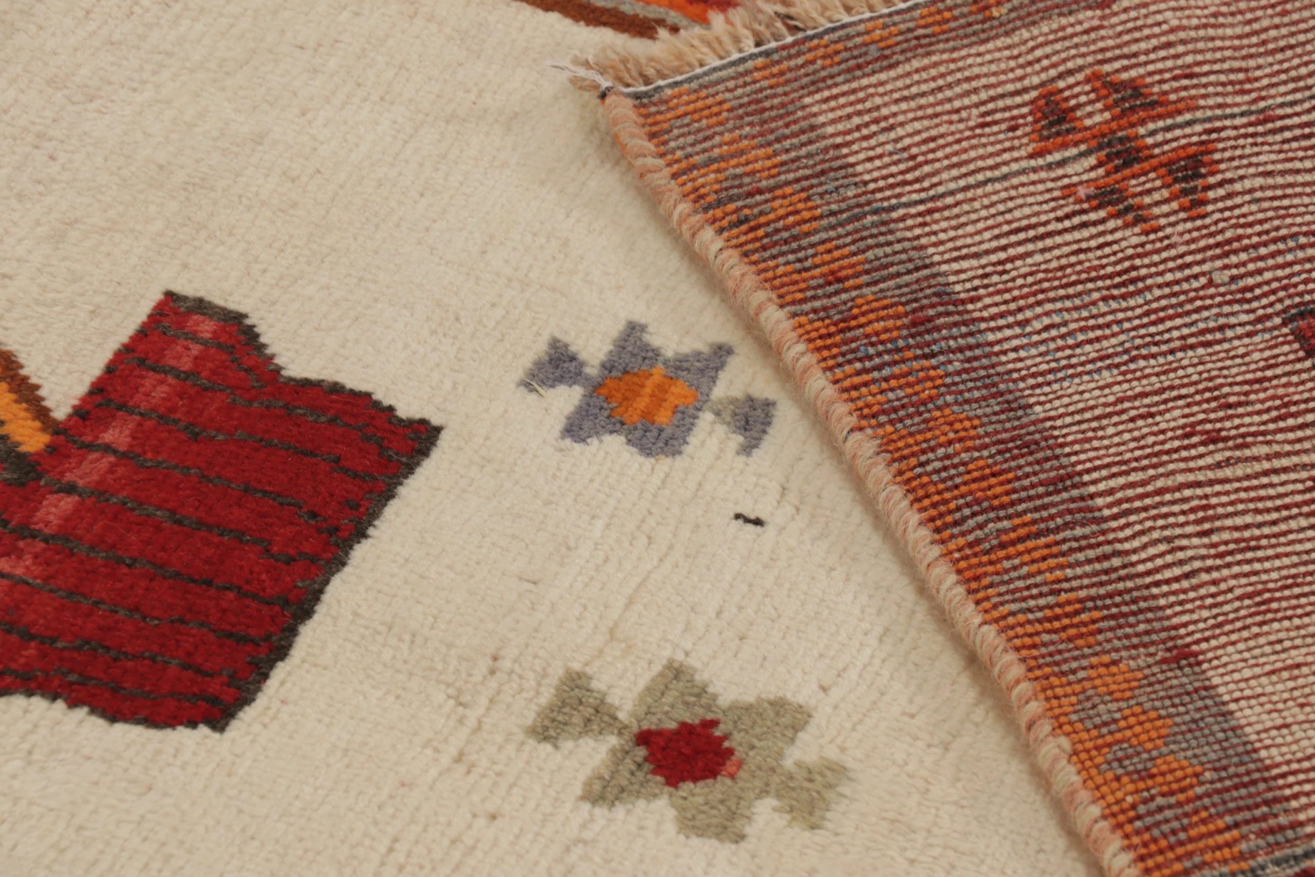 Vintage Persian Gabbeh Rug