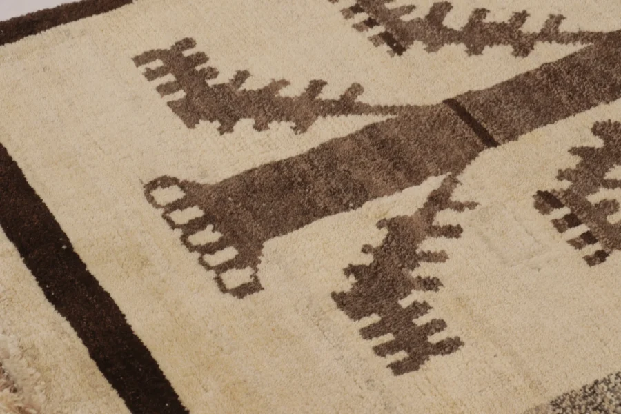 Vintage Persian Gabbeh Tribal Runner Rug