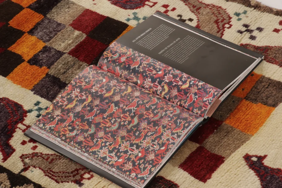 Vintage Persian Gabbeh Pictorial Rug
