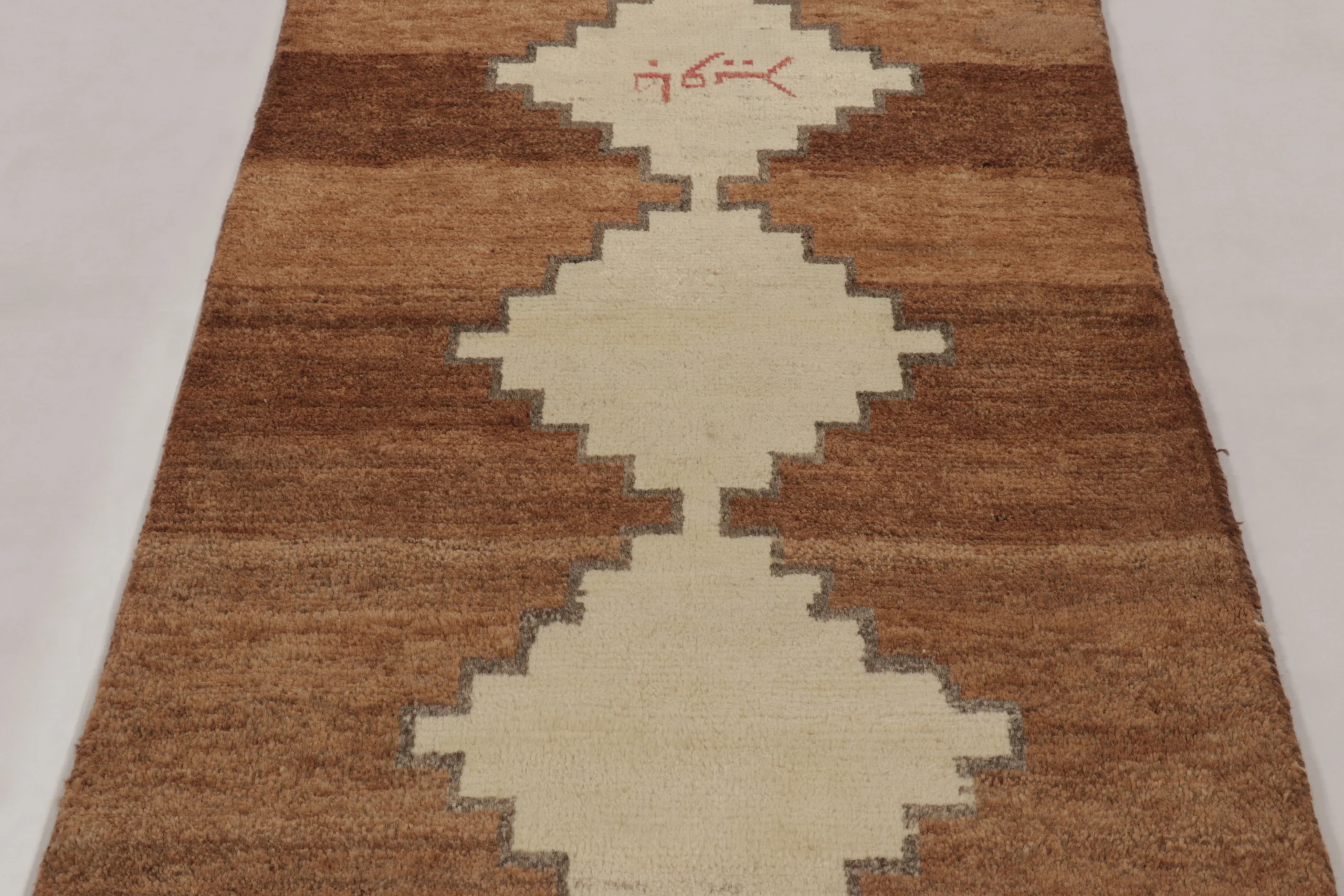 Vintage Persian Gabbeh Runner Rug