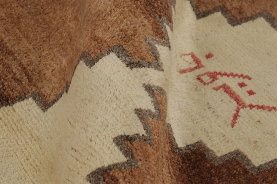 Vintage Persian Gabbeh Runner Rug