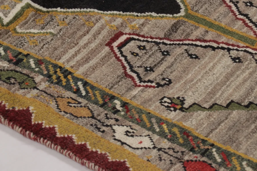 Vintage Persian Gabbeh Runner Rug