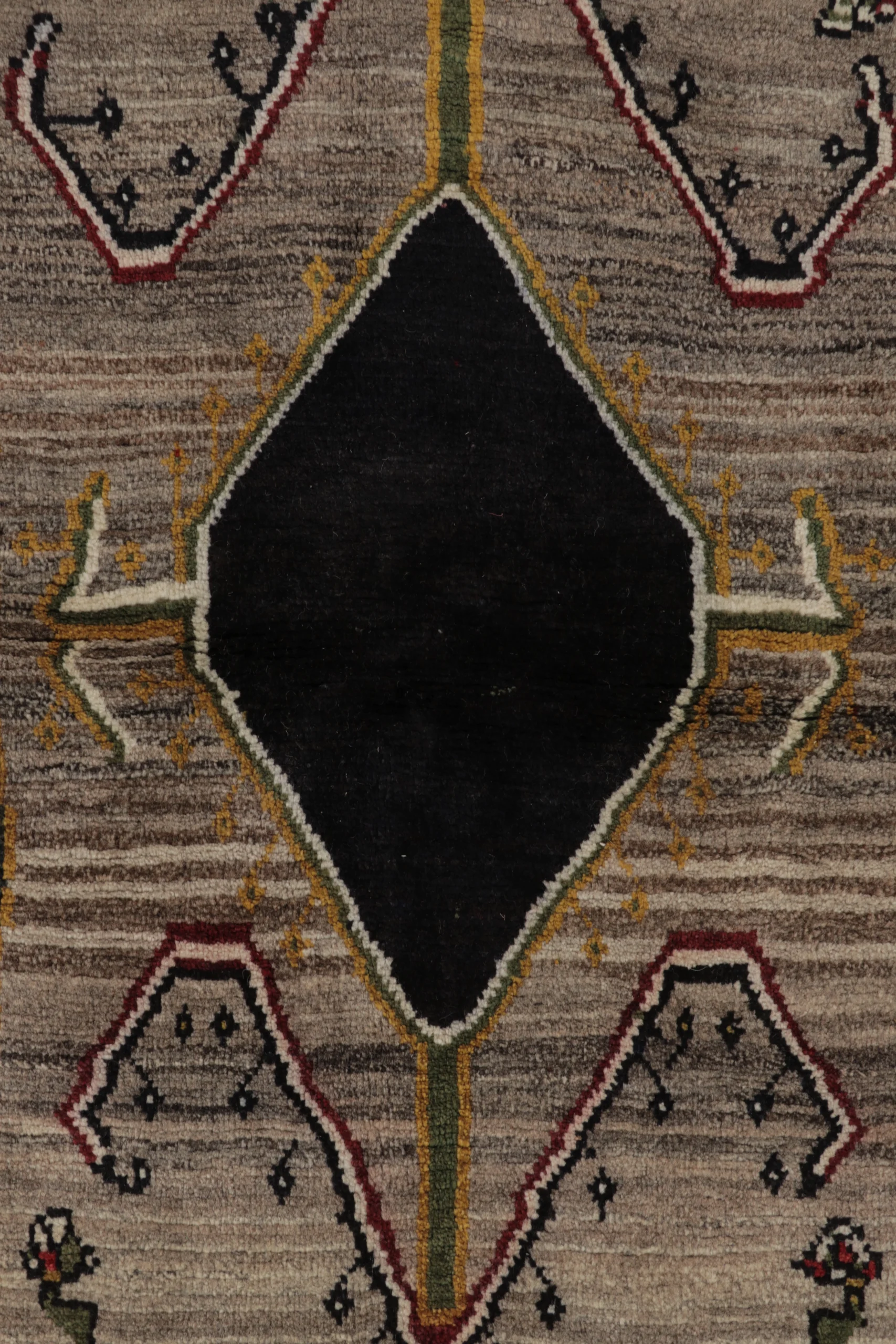 Vintage Persian Gabbeh Runner Rug