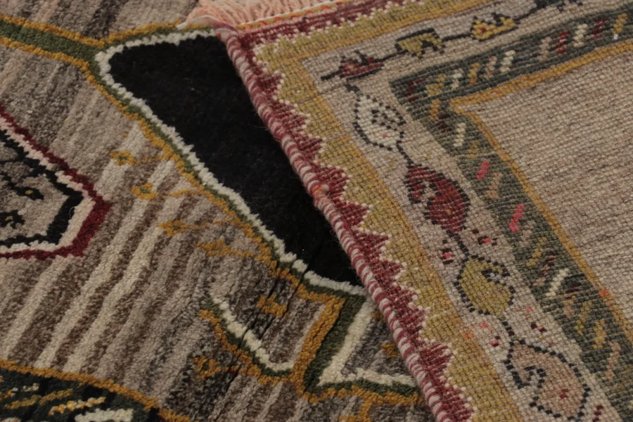 Vintage Persian Gabbeh Runner Rug