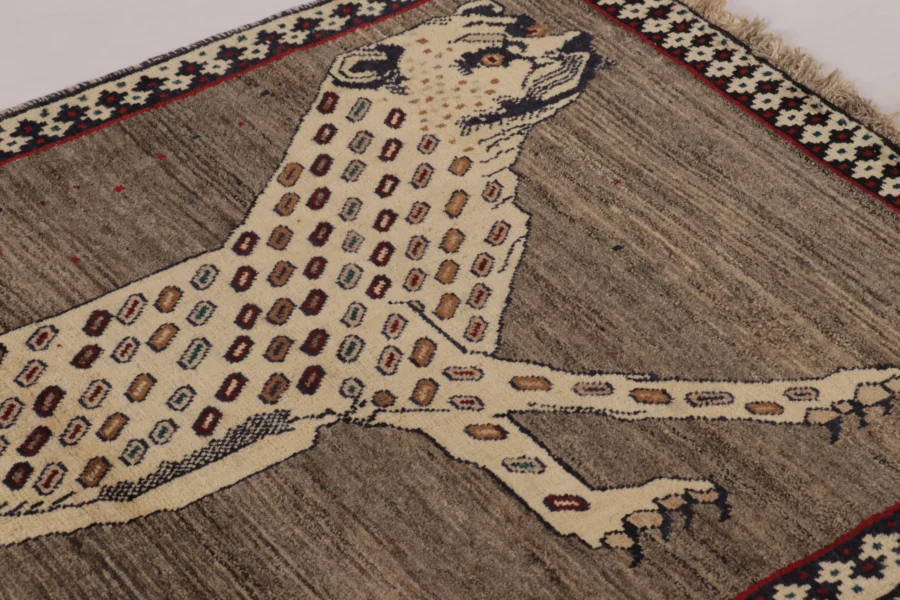 Vintage Persian Gabbeh Runner Rug