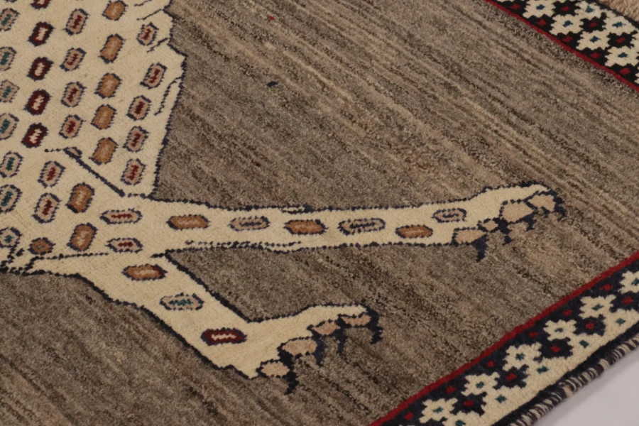 Vintage Persian Gabbeh Runner Rug