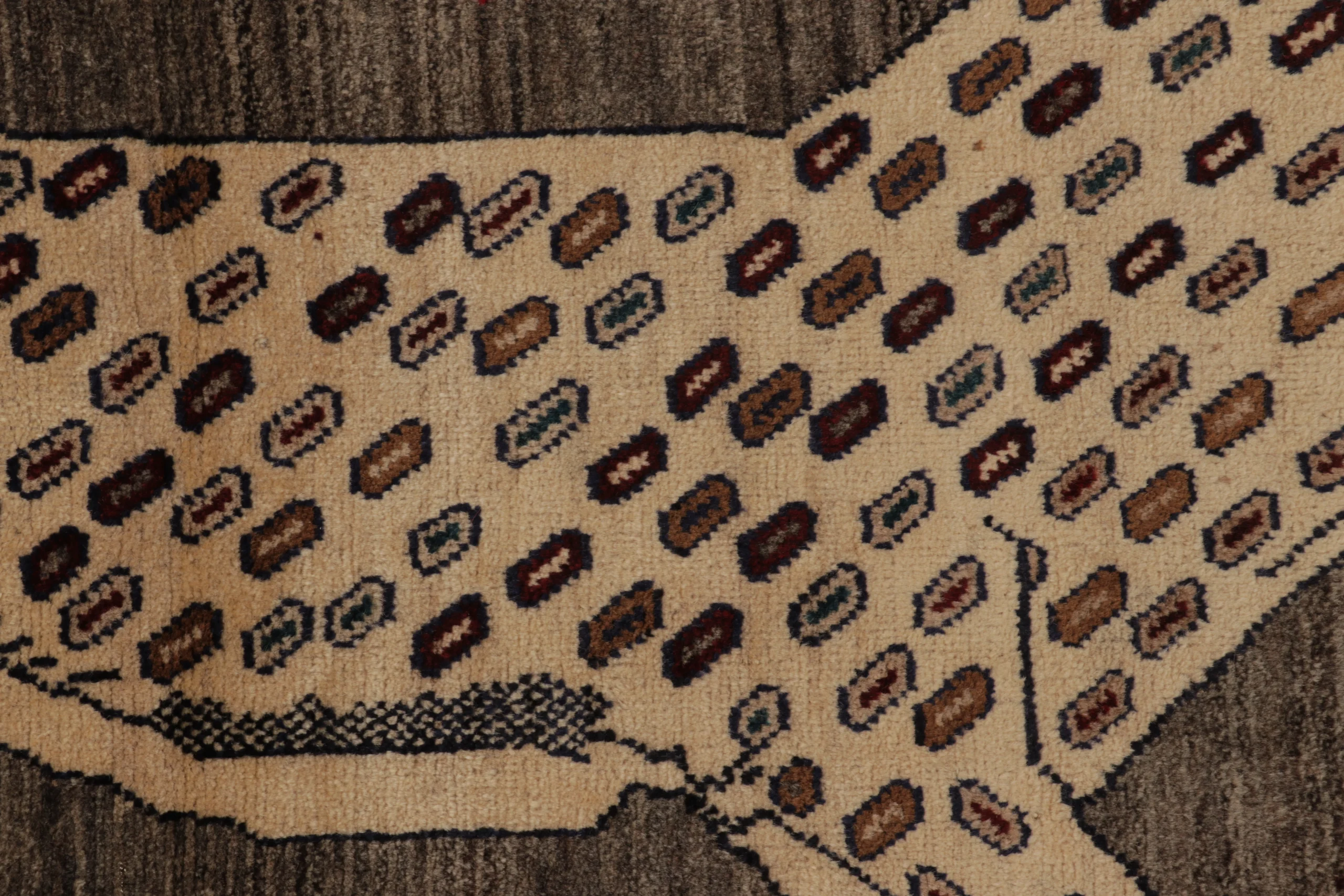 Vintage Persian Gabbeh Runner Rug