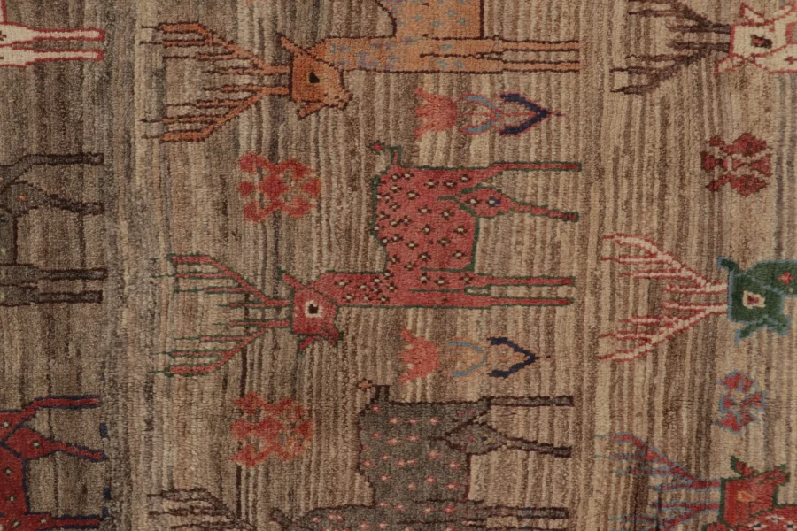 Vintage Persian Gabbeh Rug