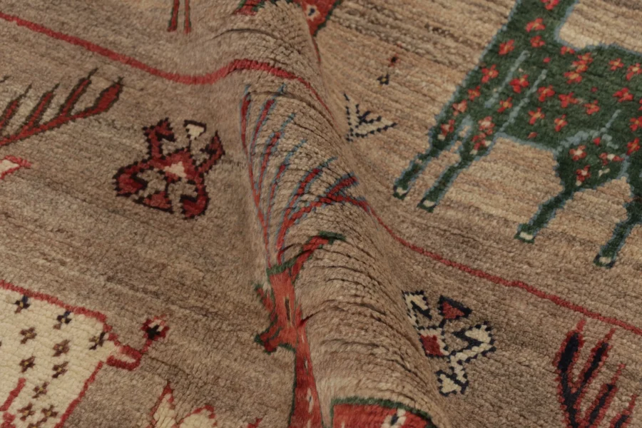 Vintage Persian Gabbeh Rug