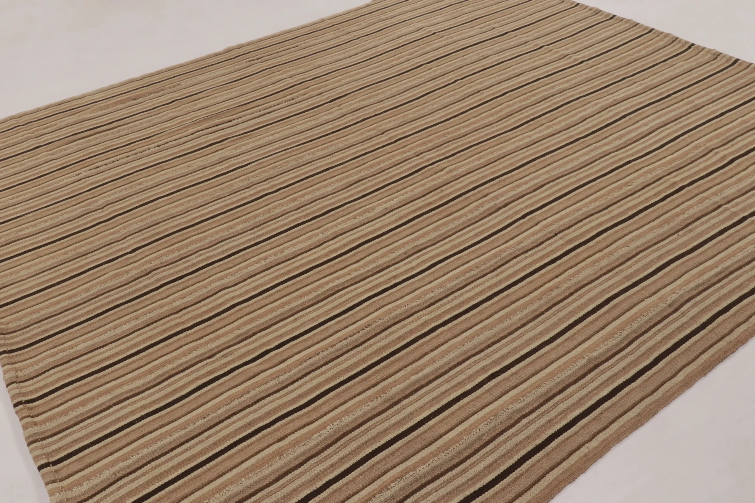 Modern Striped Kilim Rug