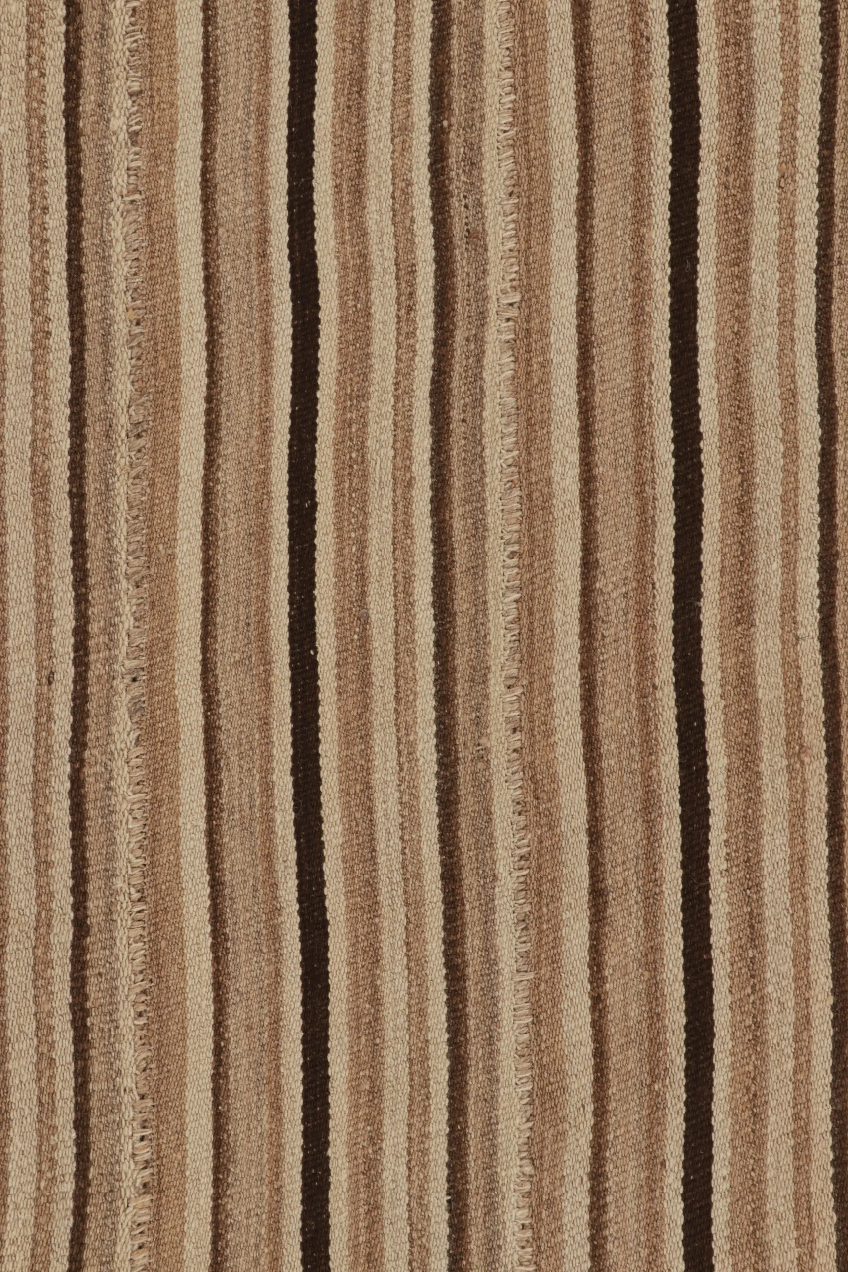 Modern Striped Kilim Rug