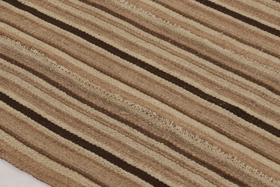 Modern Striped Kilim Rug