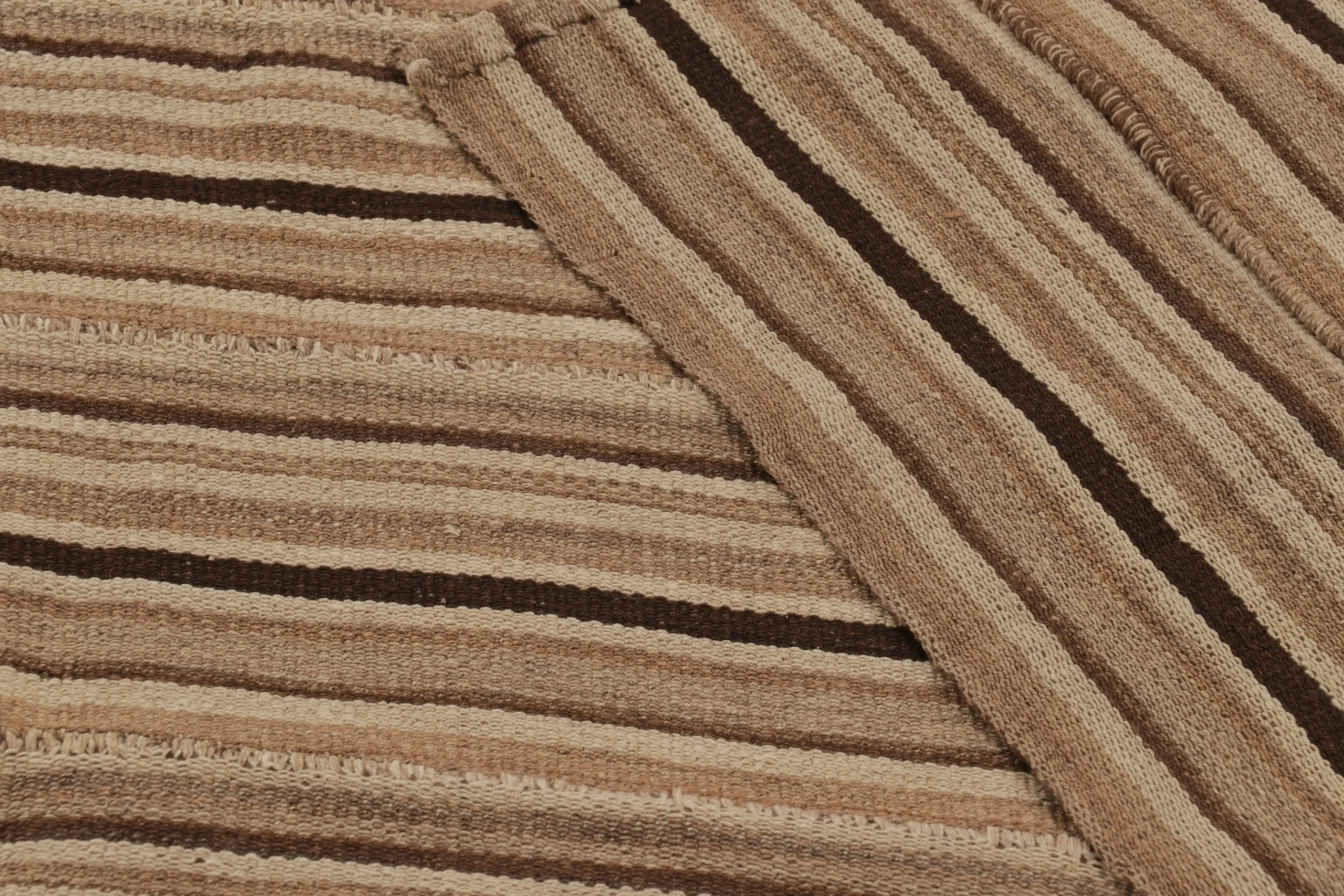 Modern Striped Kilim Rug