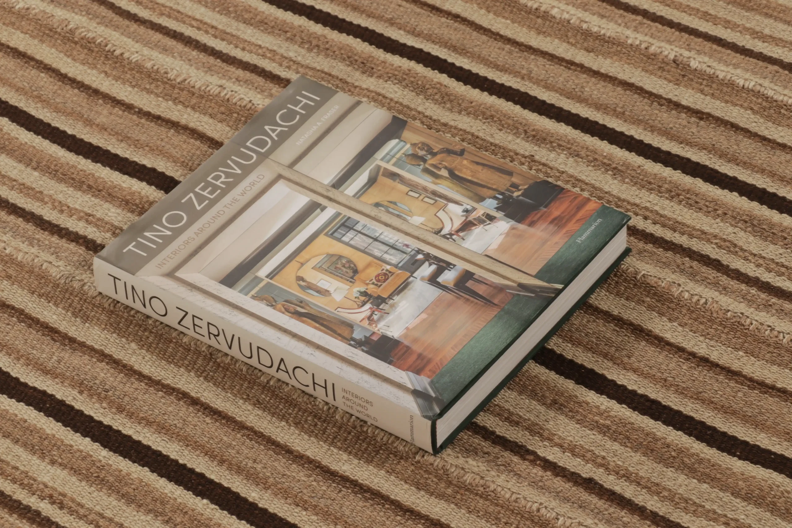 Modern Striped Kilim Rug