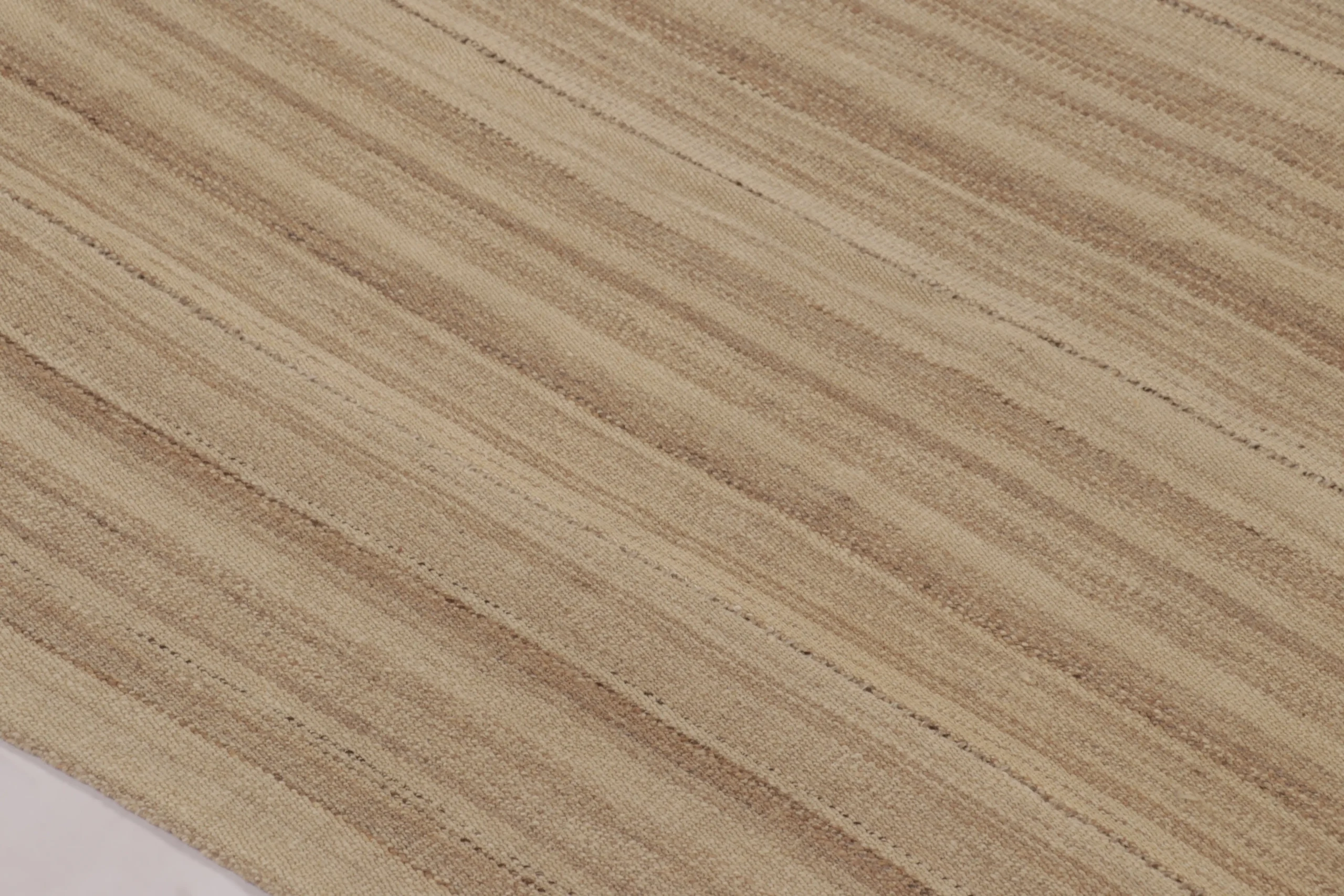 Modern Striped Kilim Rug
