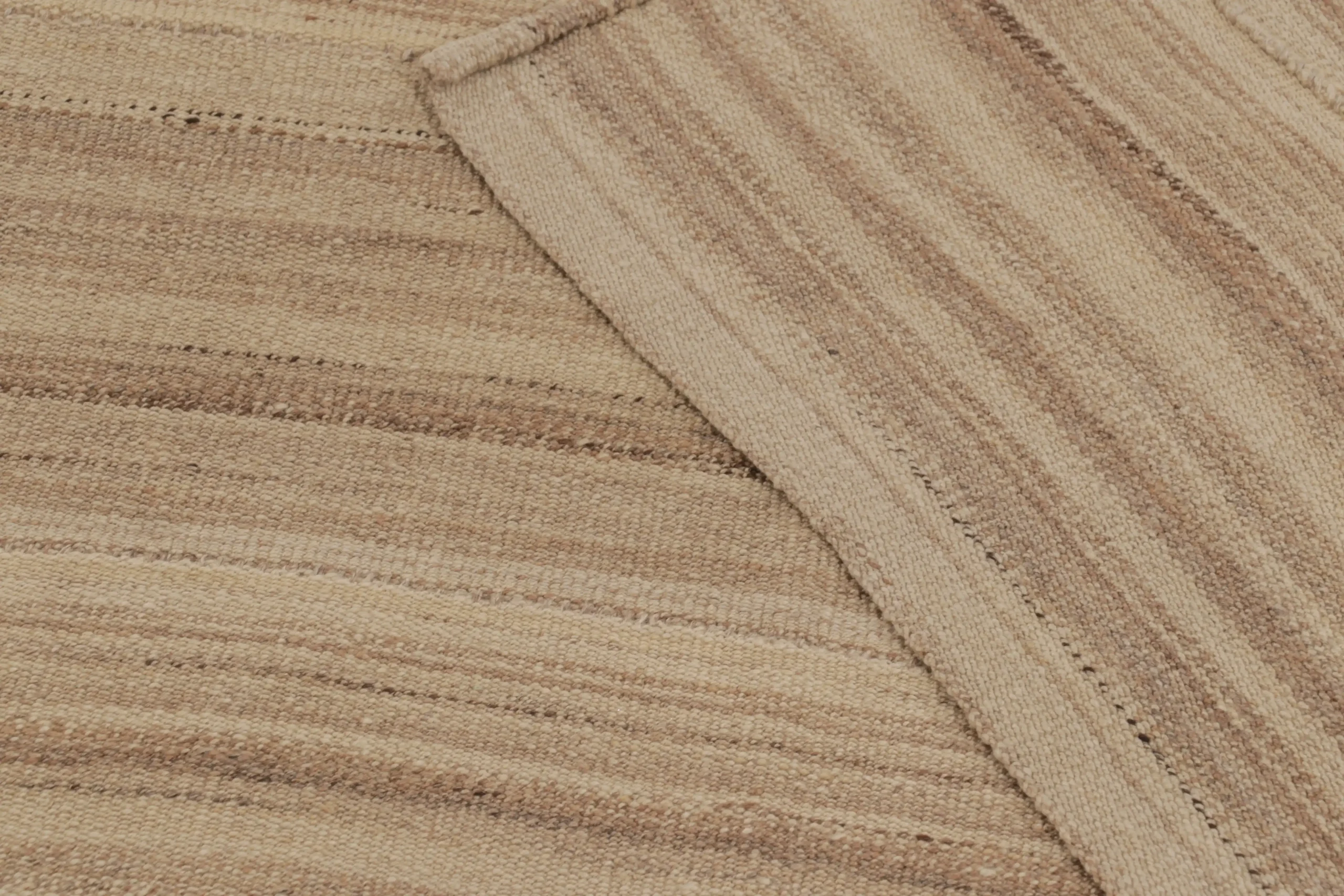 Modern Striped Kilim Rug