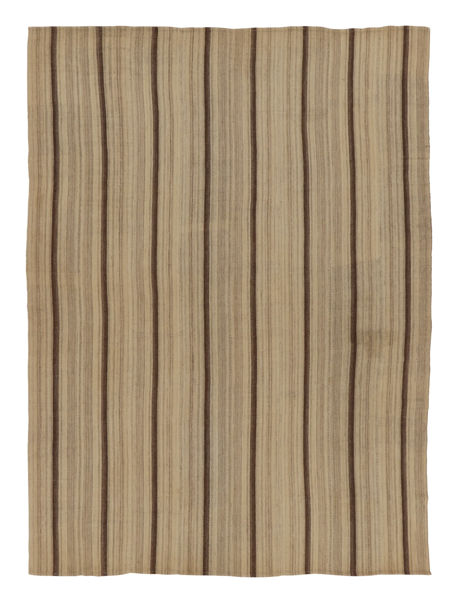 Modern Striped Kilim Rug