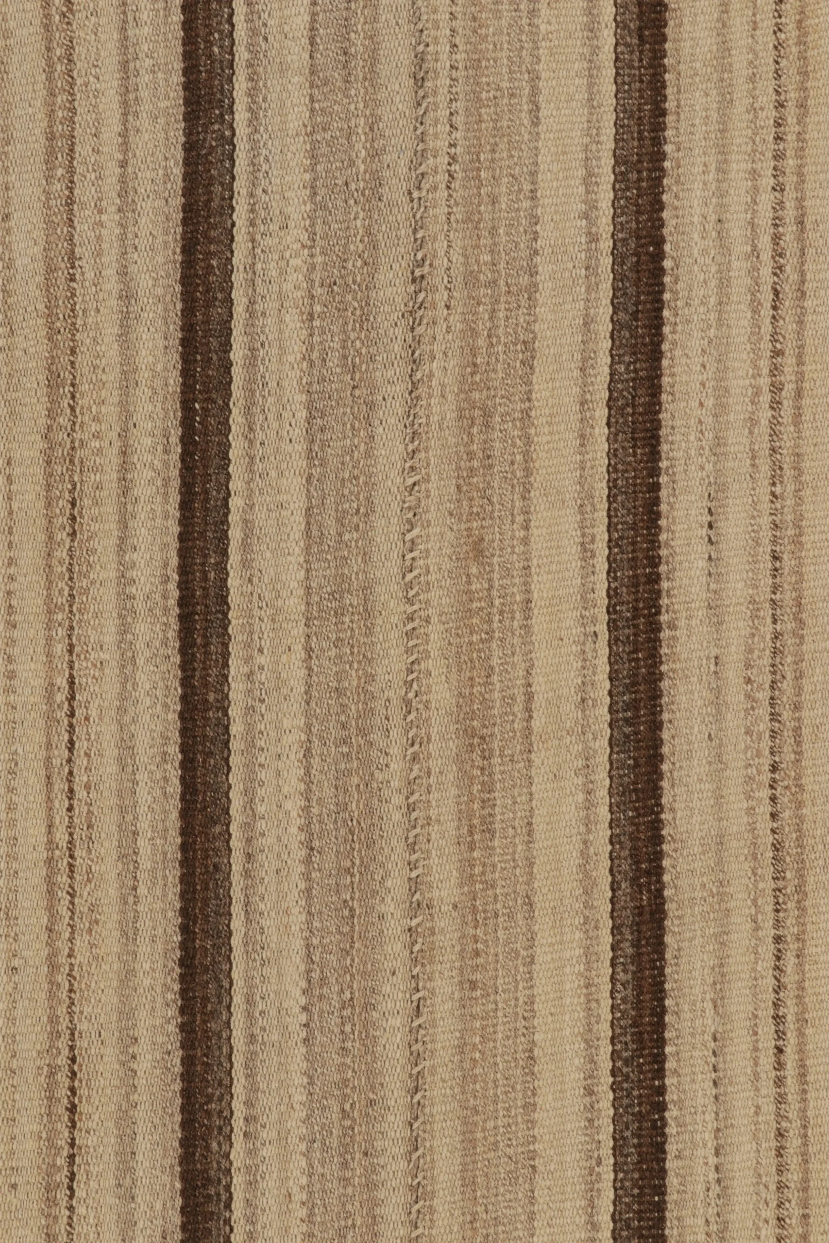 Modern Striped Kilim Rug