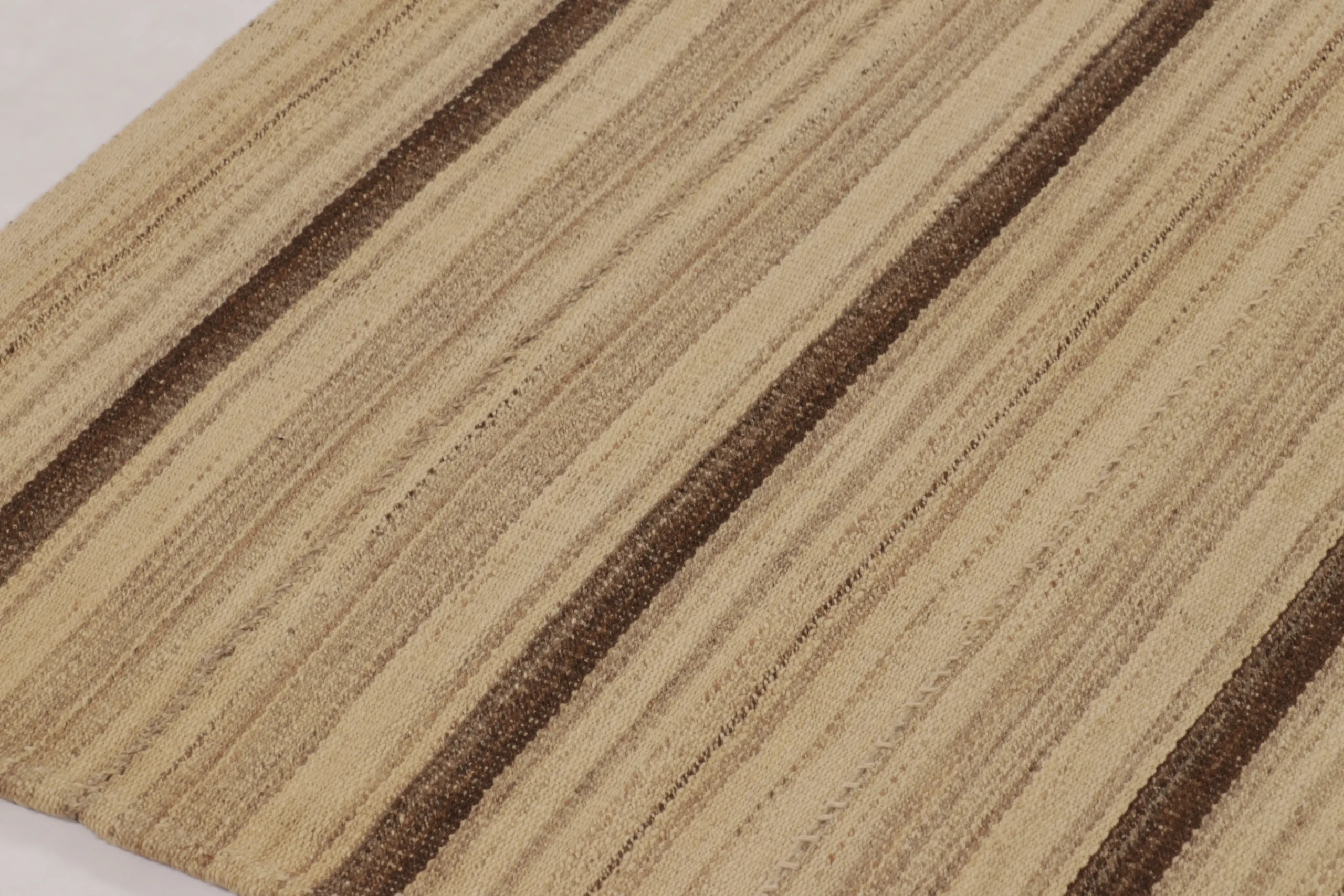 Modern Striped Kilim Rug