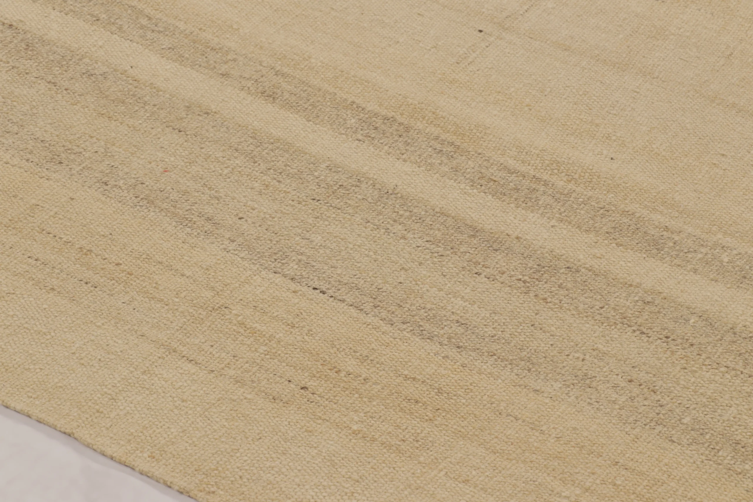 Modern Striped Runner Kilim Rug