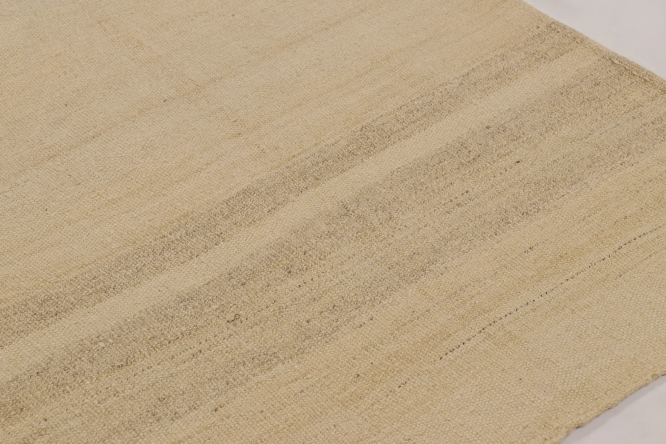 Modern Striped Runner Kilim Rug