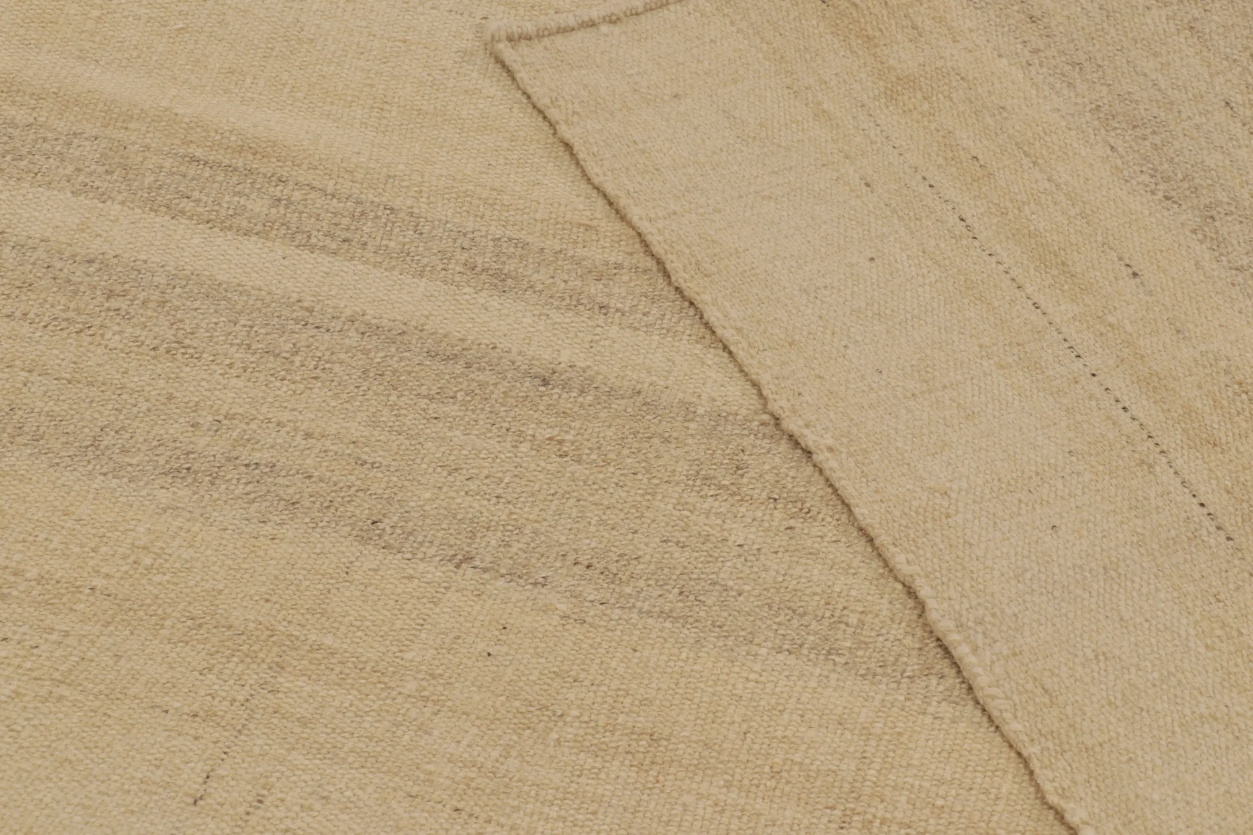 Modern Striped Runner Kilim Rug