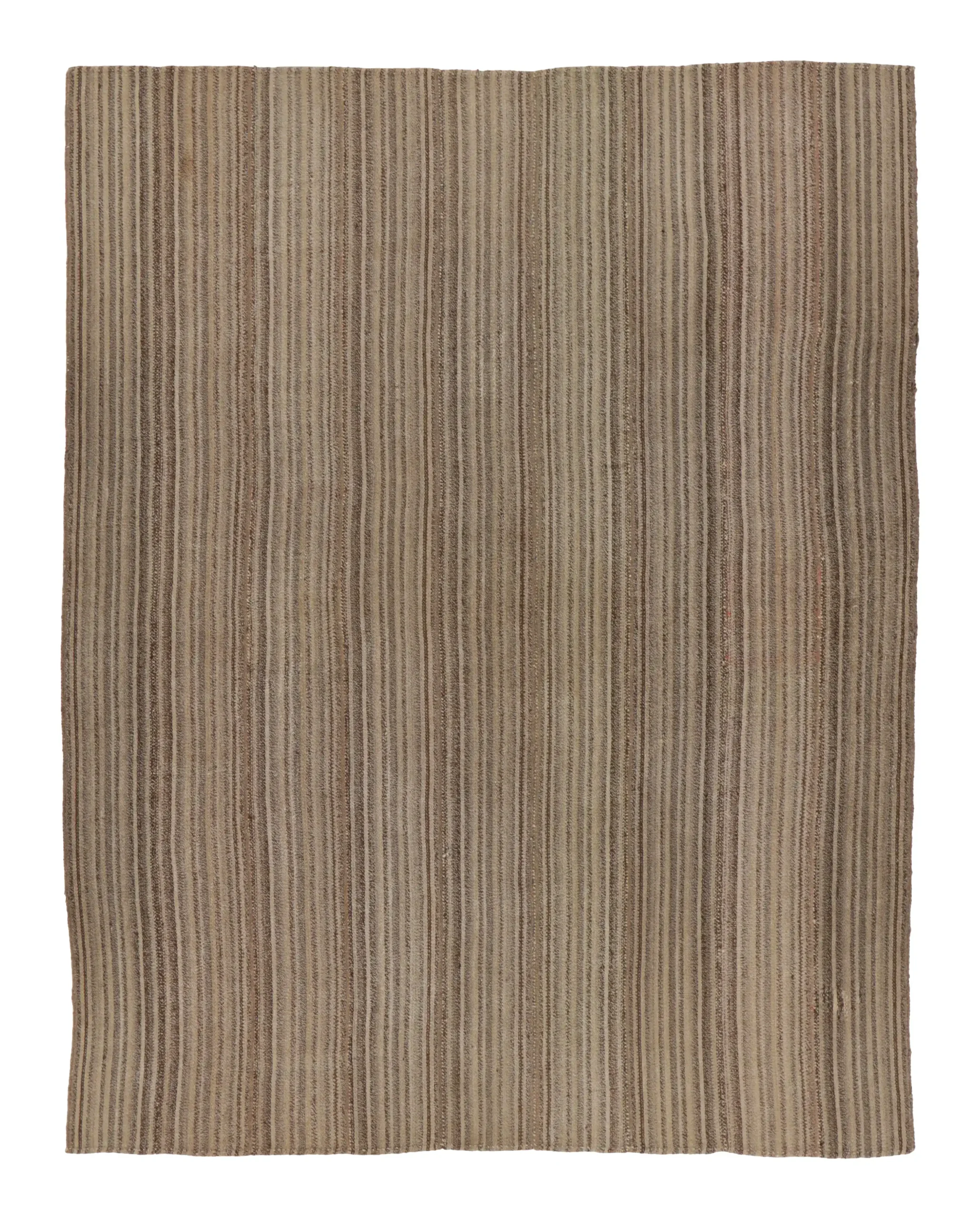 Modern Striped Kilim Rug