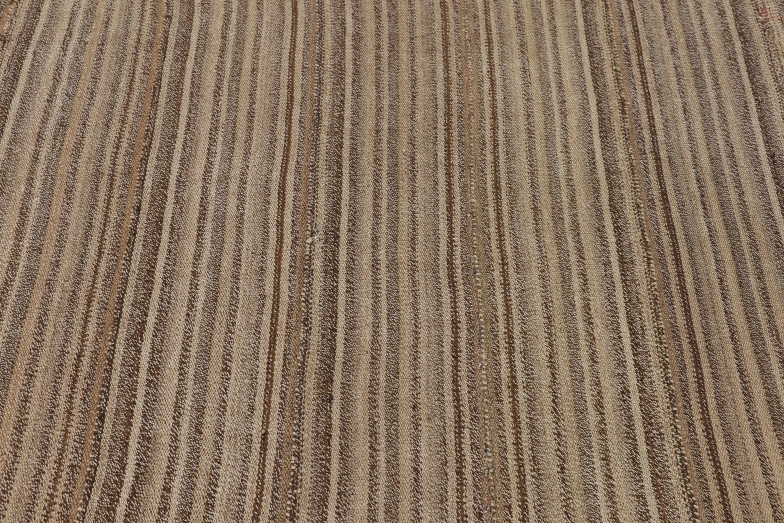 Modern Striped Kilim Rug
