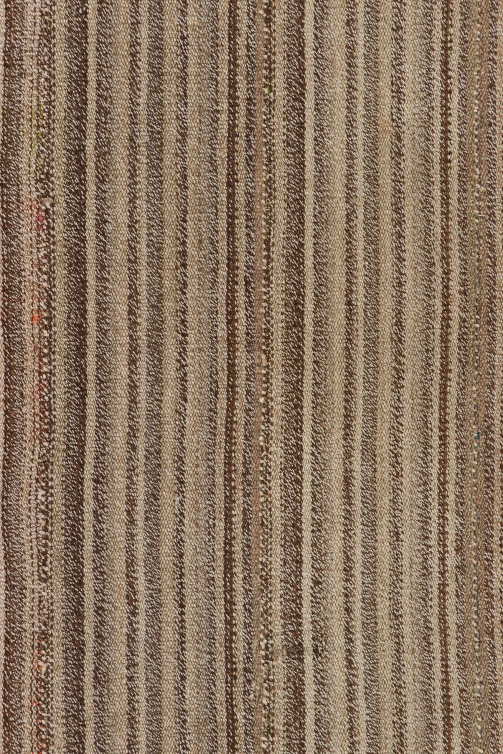 Modern Striped Kilim Rug