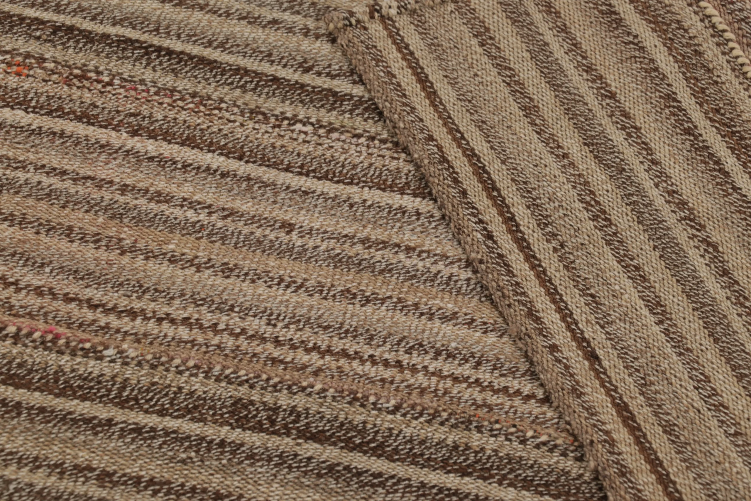 Modern Striped Kilim Rug