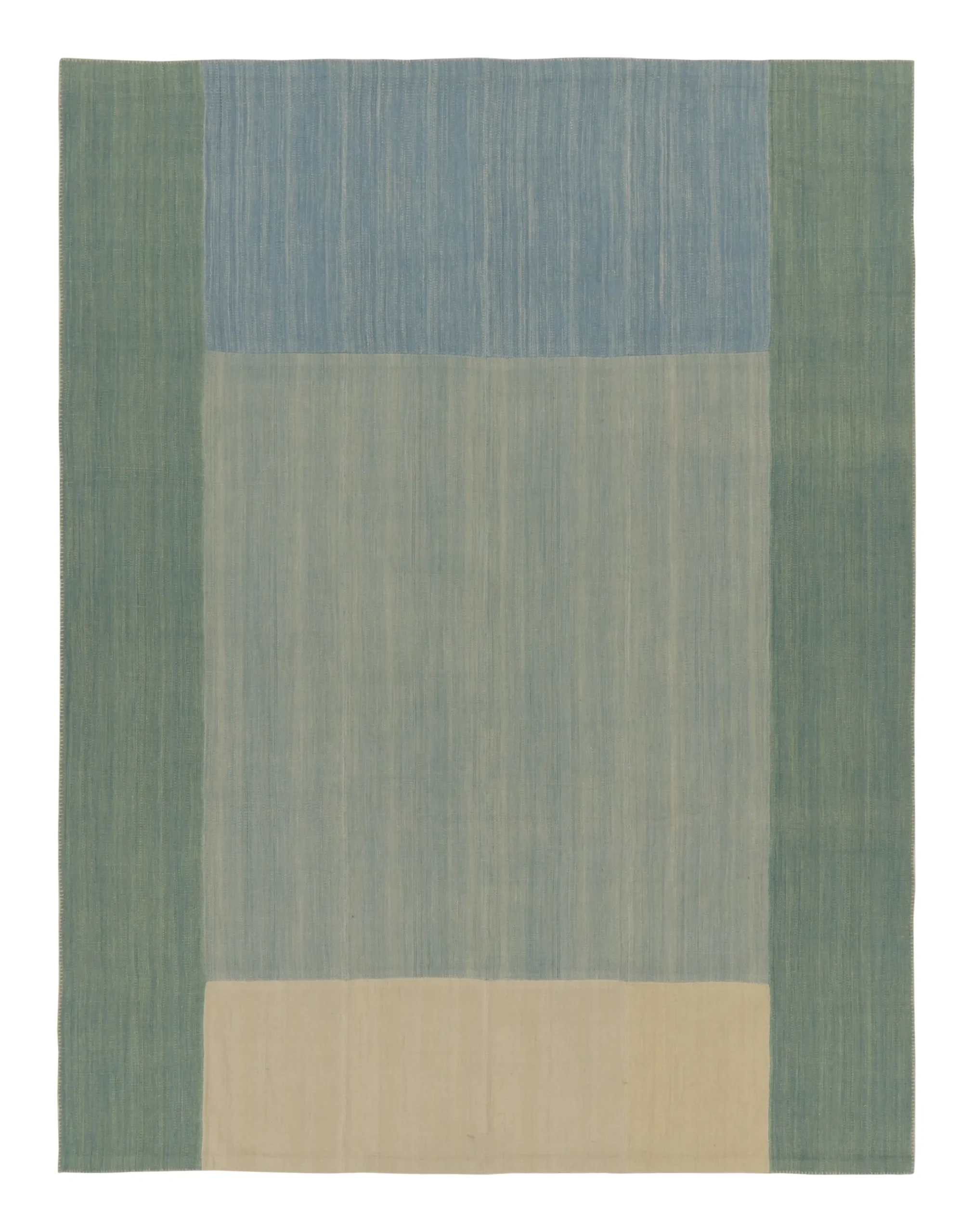 Contemporary Striped Kilim Rug