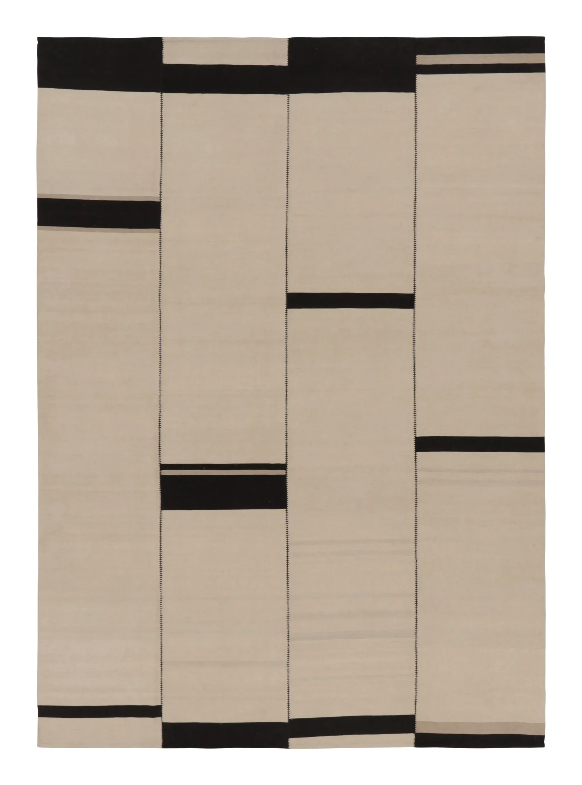 Contemporary Striped Kilim Rug