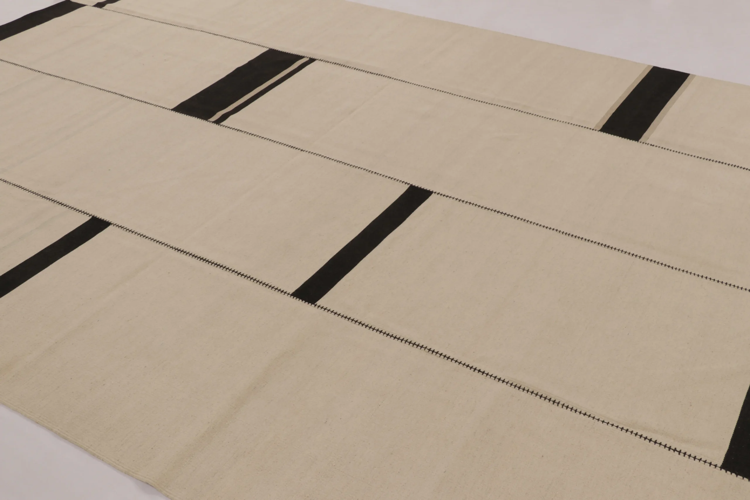 Contemporary Striped Kilim Rug