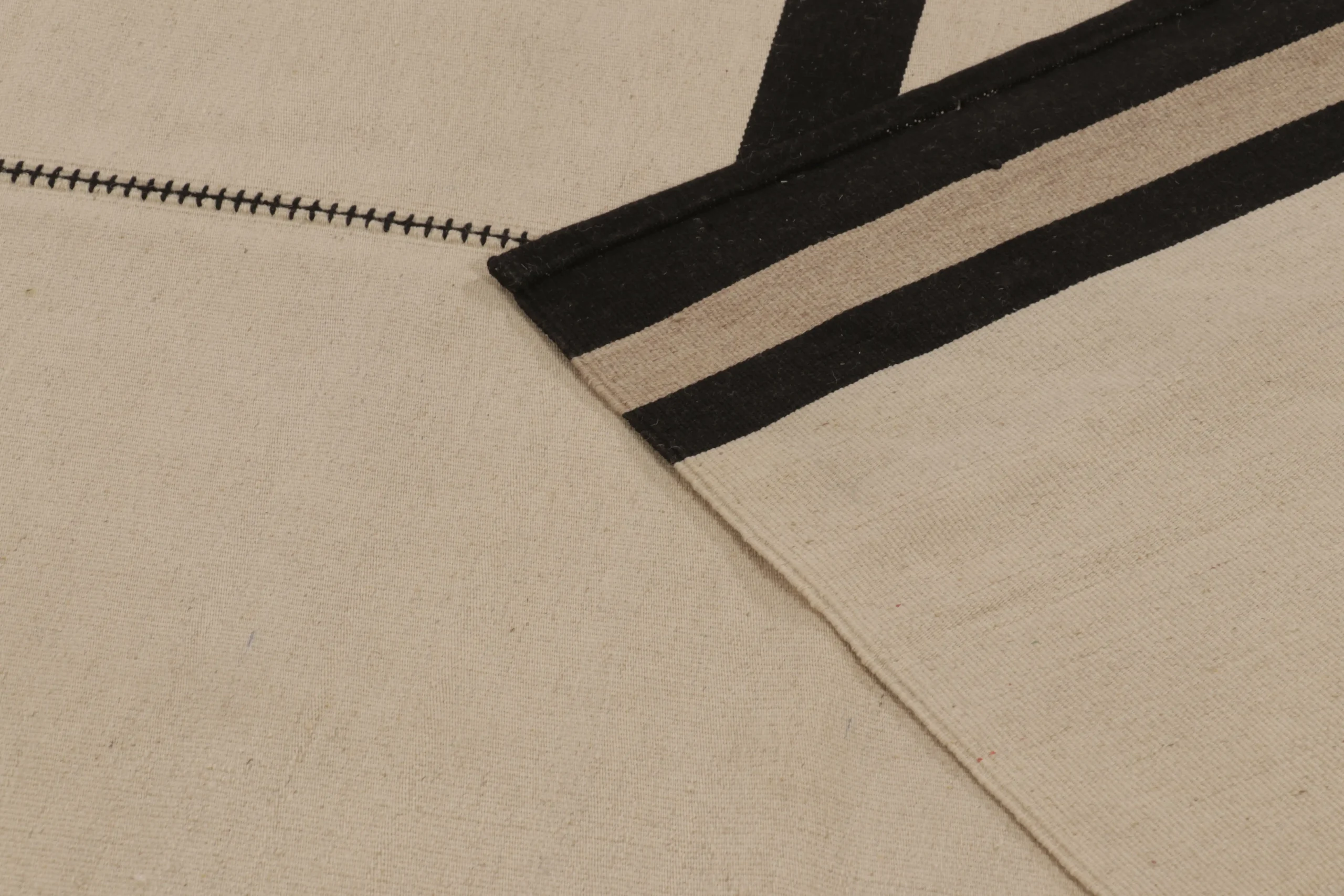 Contemporary Striped Kilim Rug