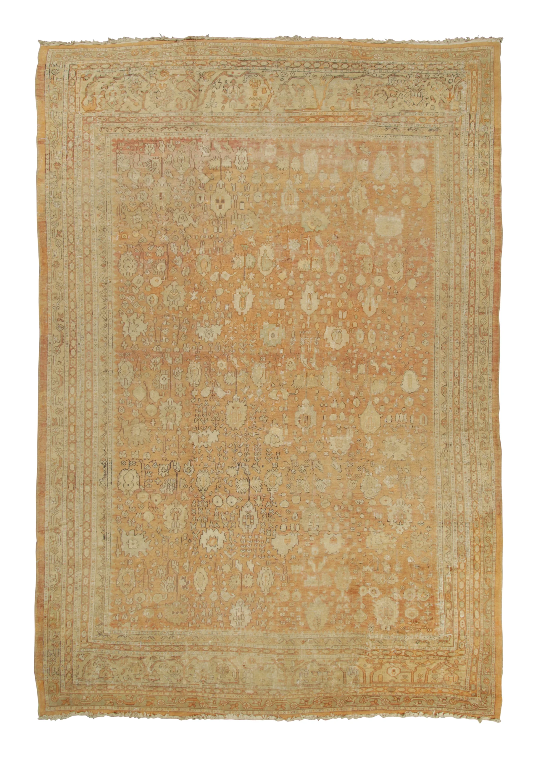 Oversized Antique Ghiordes Rug