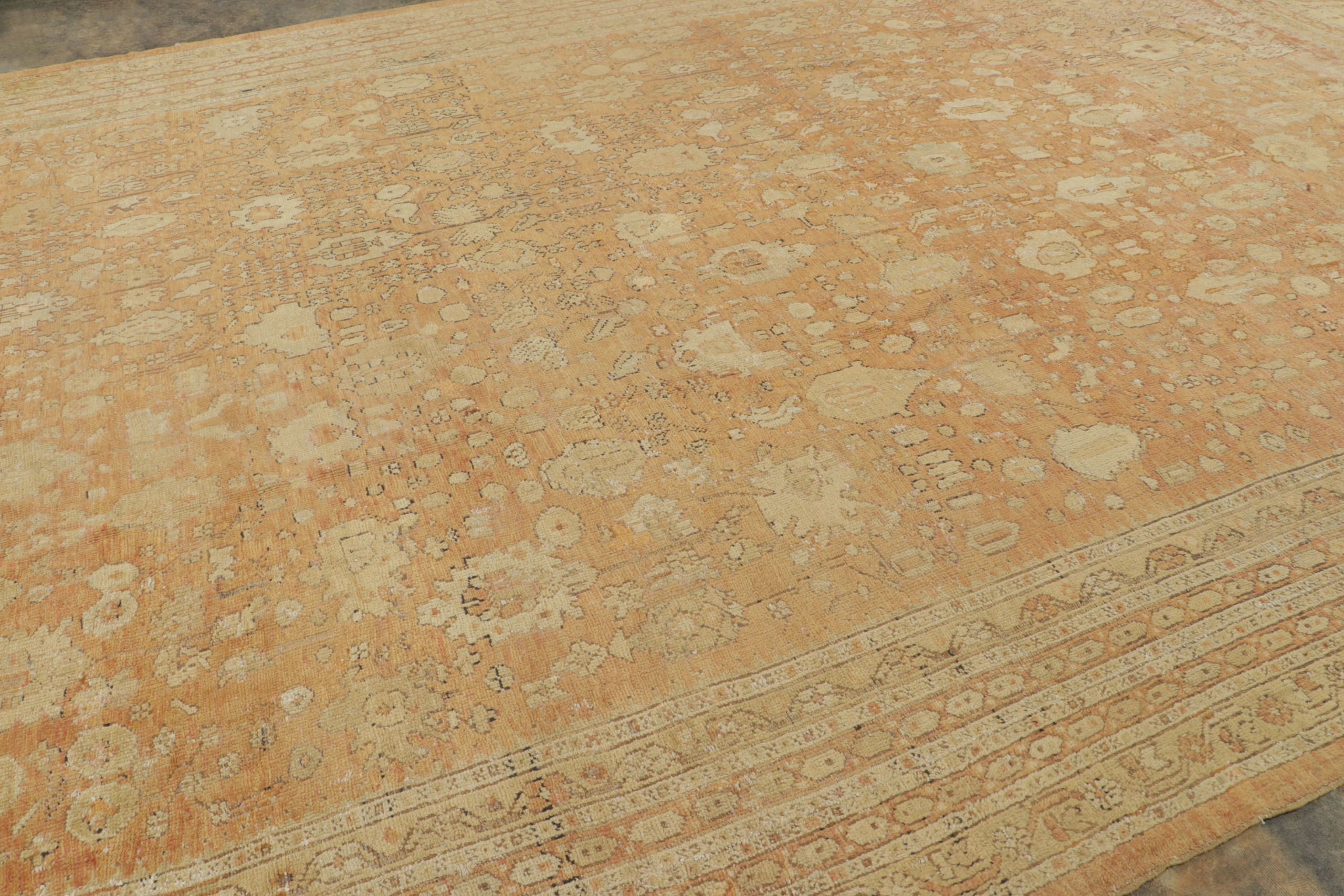 Oversized Antique Ghiordes Rug
