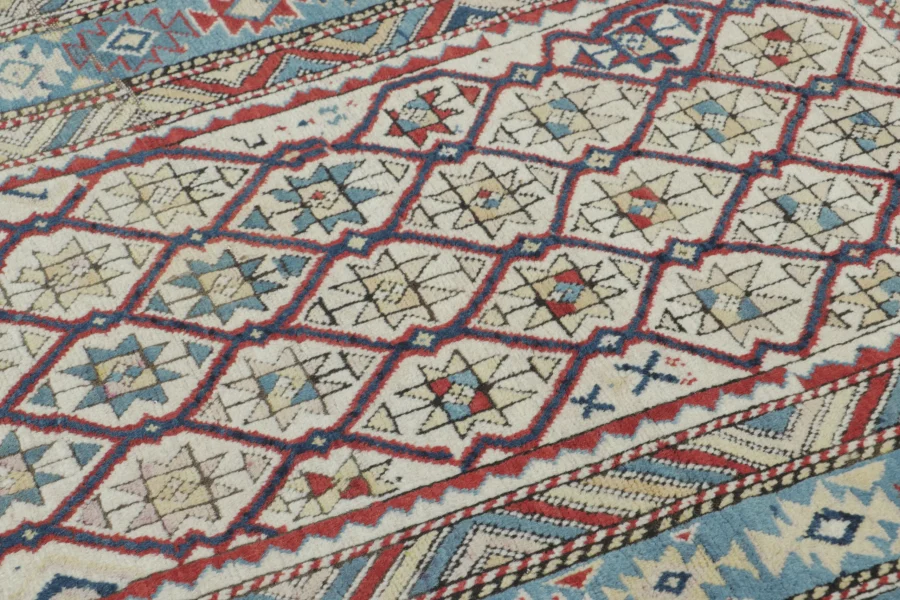 Vintage Shirvan Square Rug