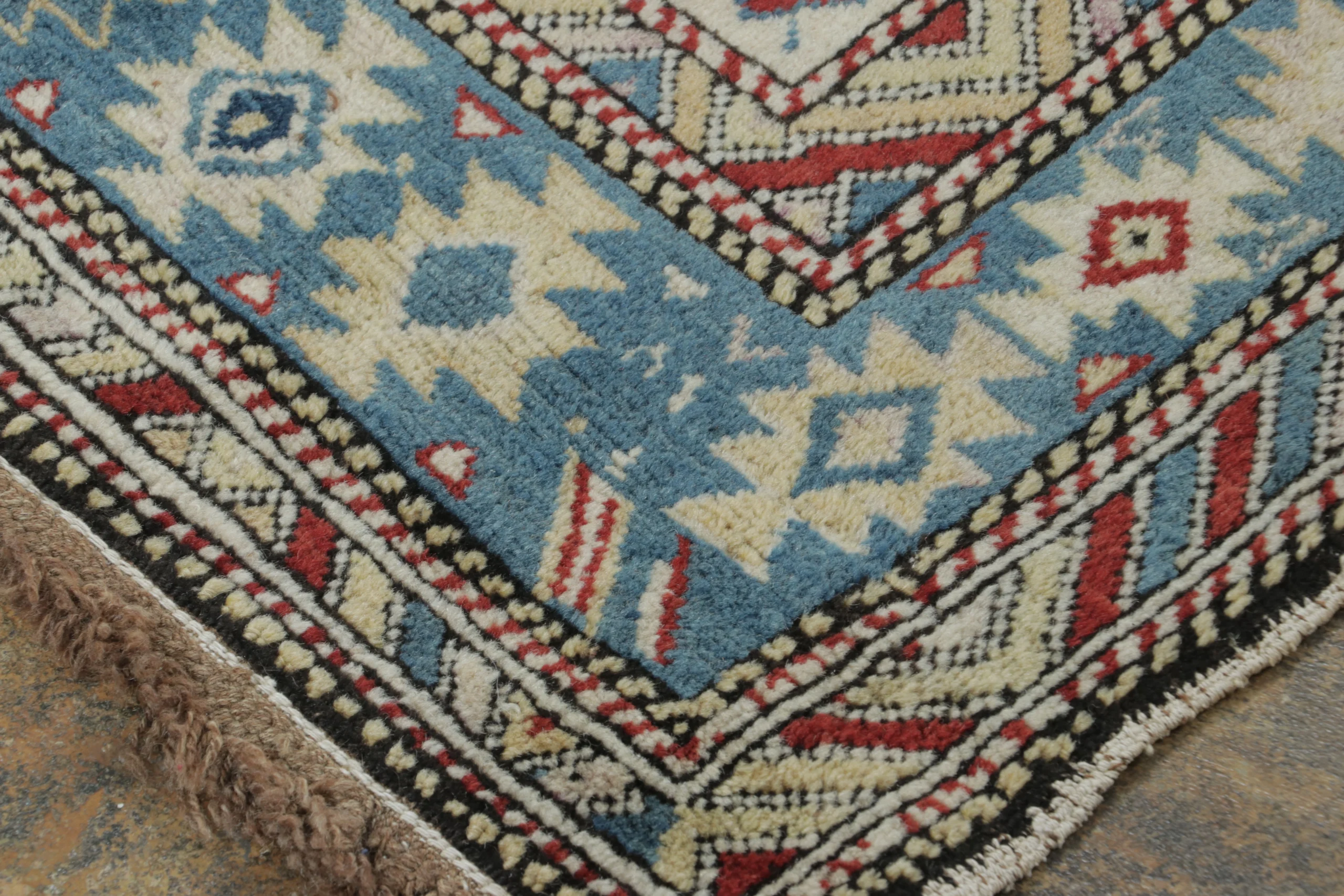 Vintage Shirvan Square Rug