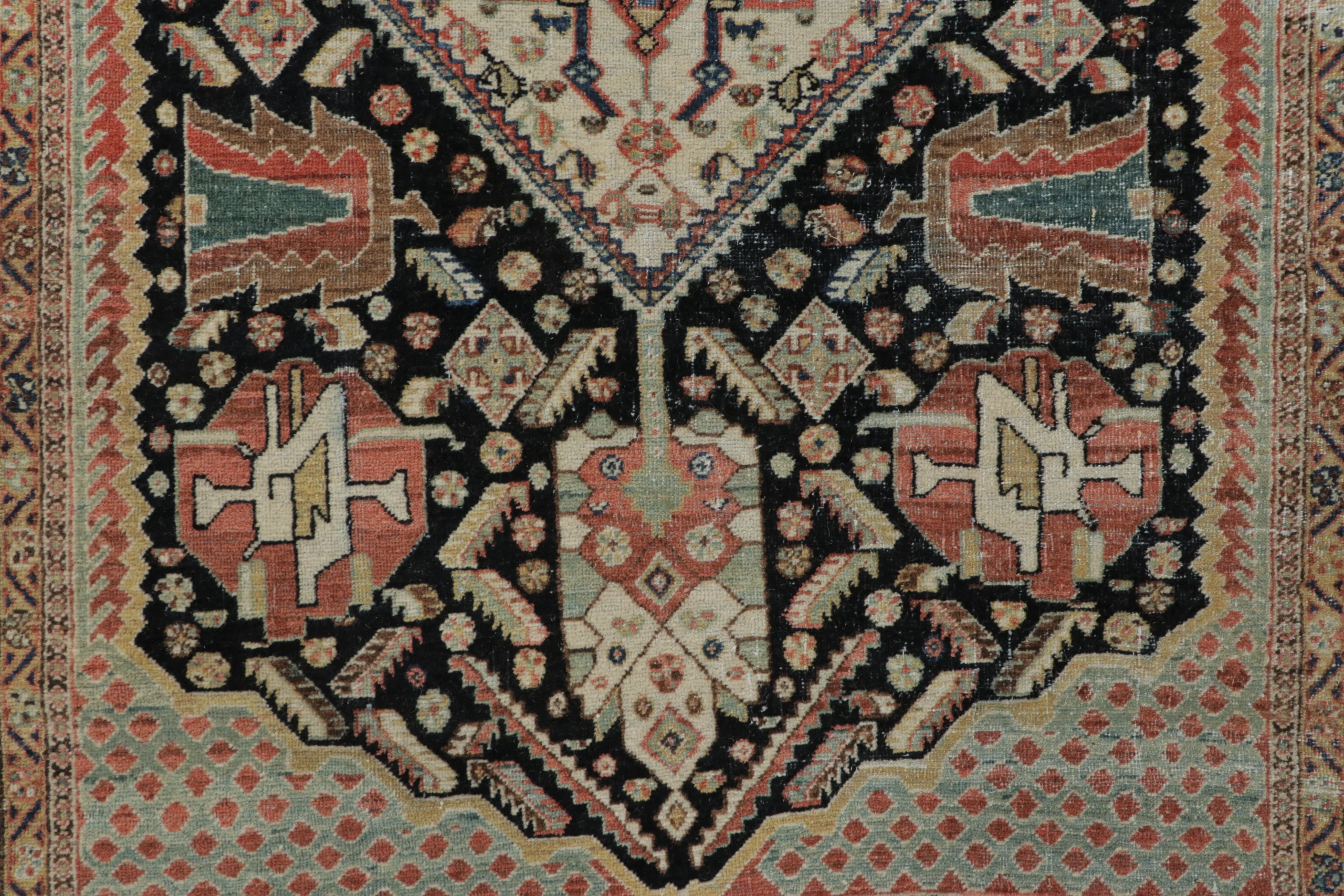 Antique Qashqai Tribal Rug