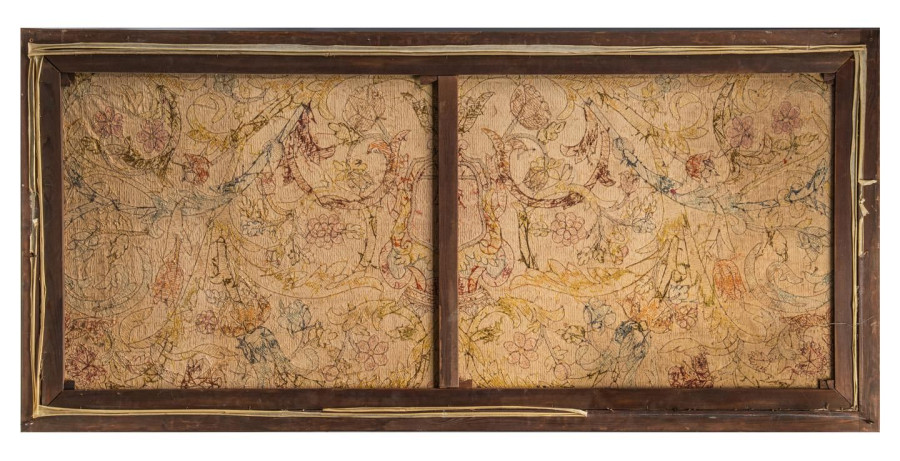 Antique English Crewelwork Runner