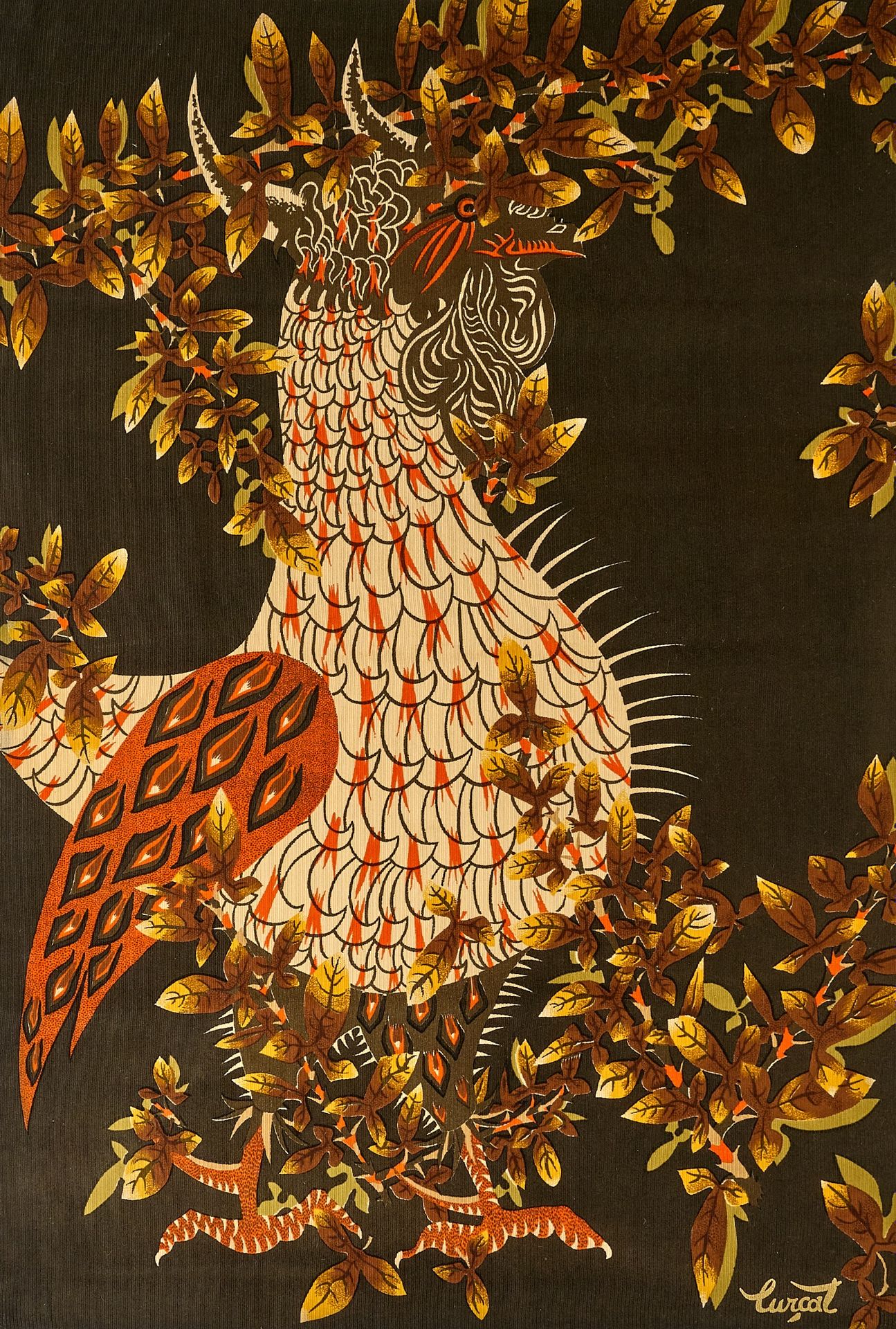 Vintage Jean Lurçat Tapestry Rug