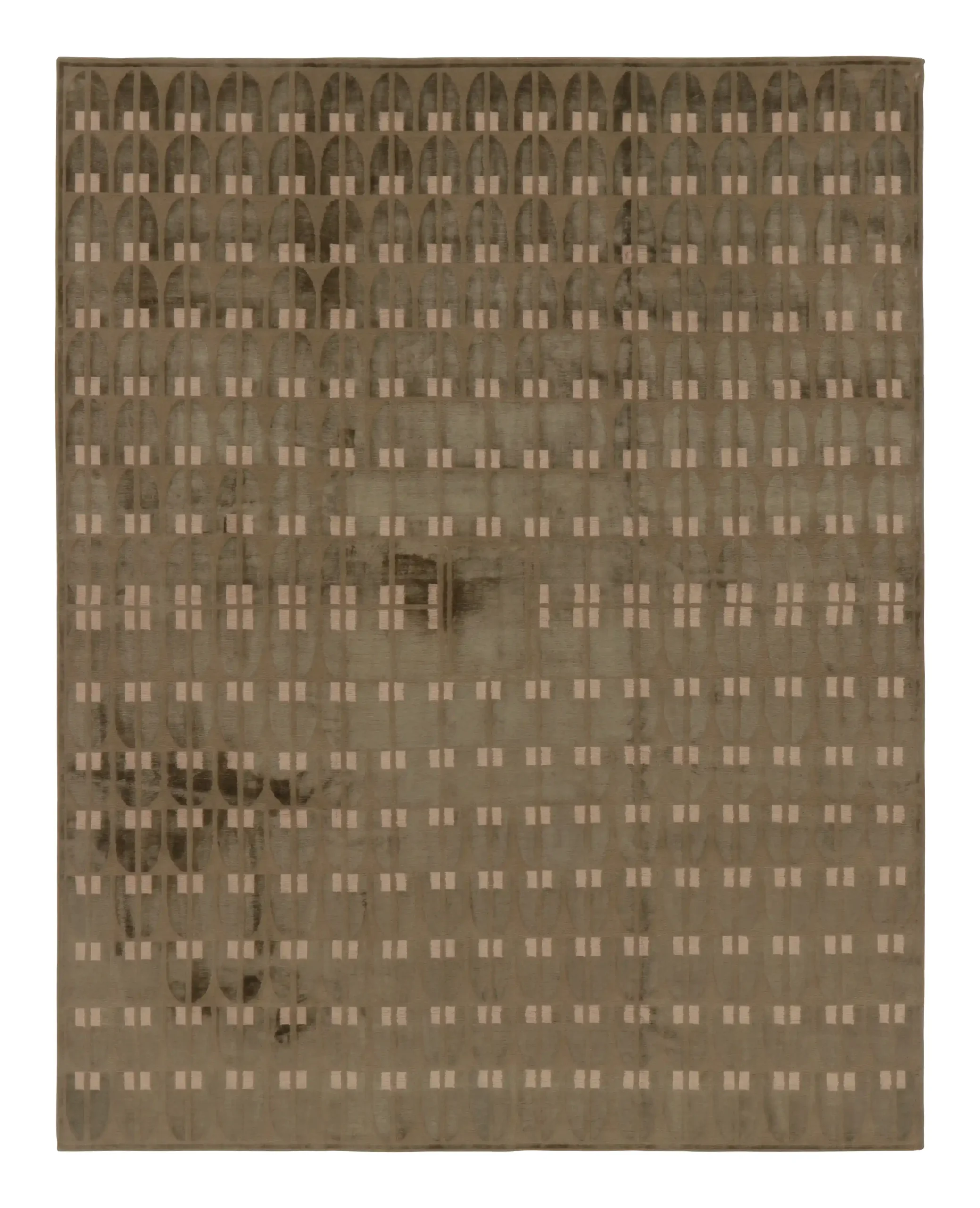 Modern Austrian Art Deco Custom Rug