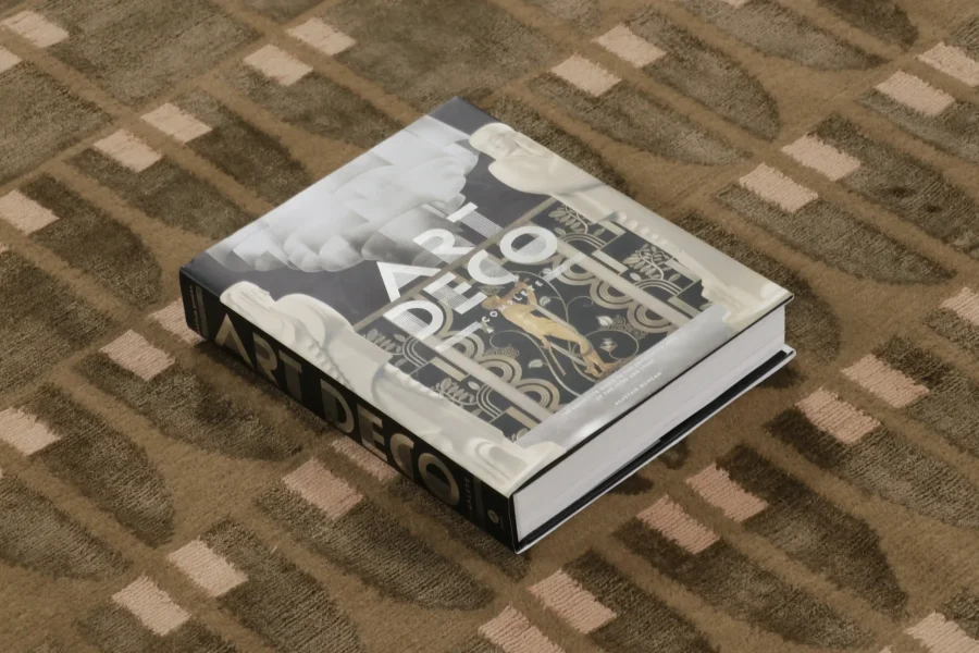 Modern Austrian Art Deco Custom Rug