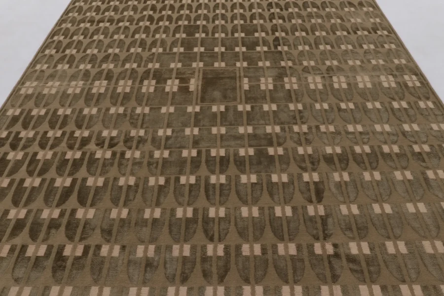 Modern Austrian Art Deco Custom Rug