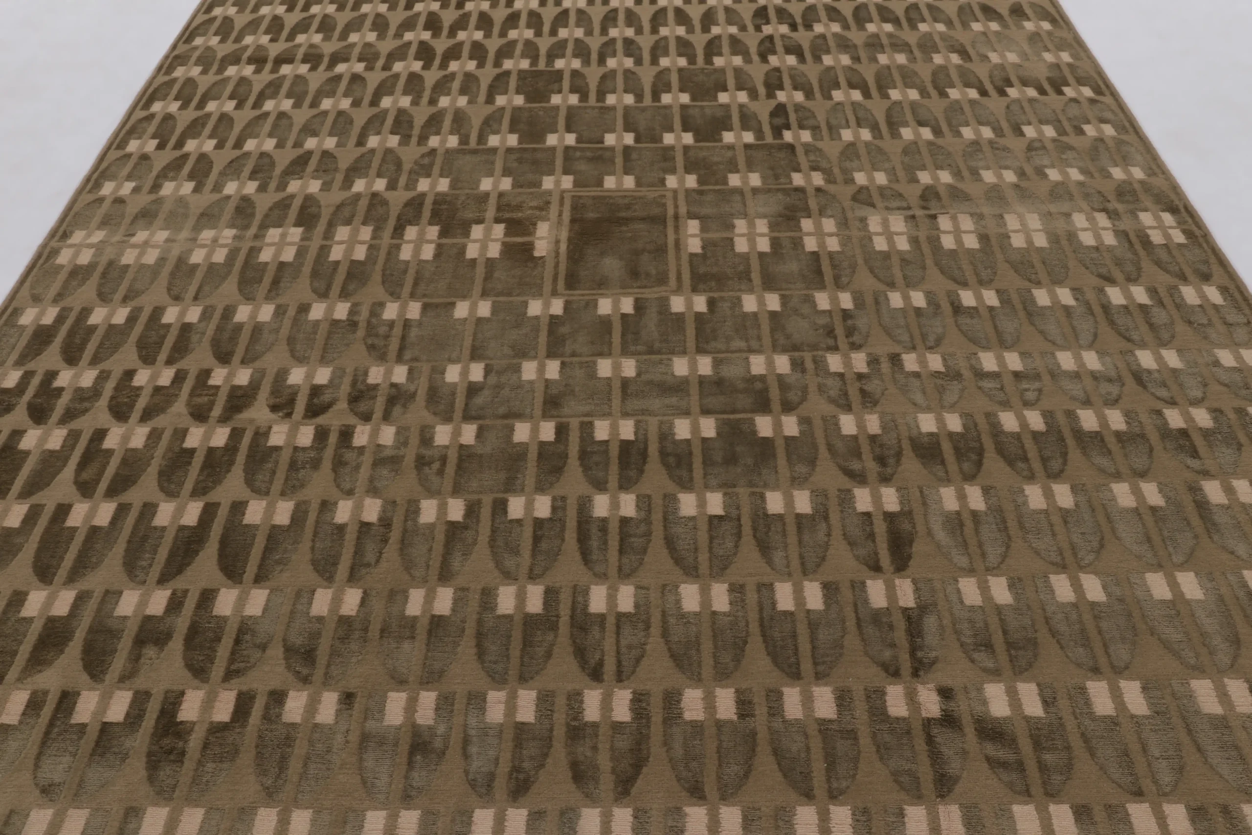 Modern Austrian Art Deco Custom Rug