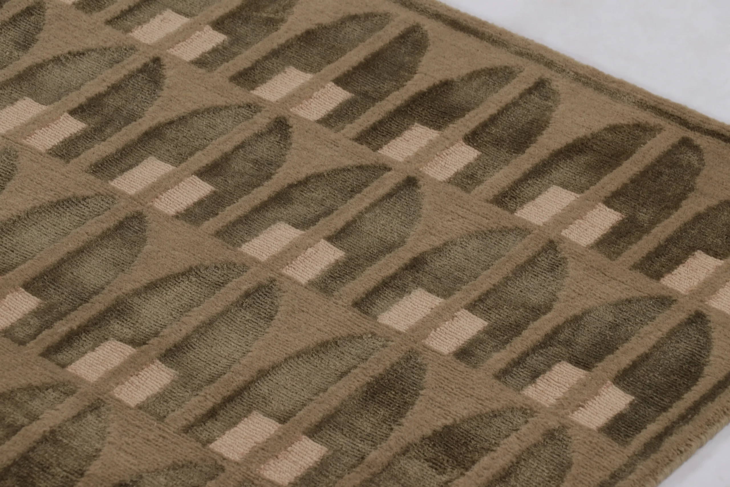 Modern Austrian Art Deco Custom Rug